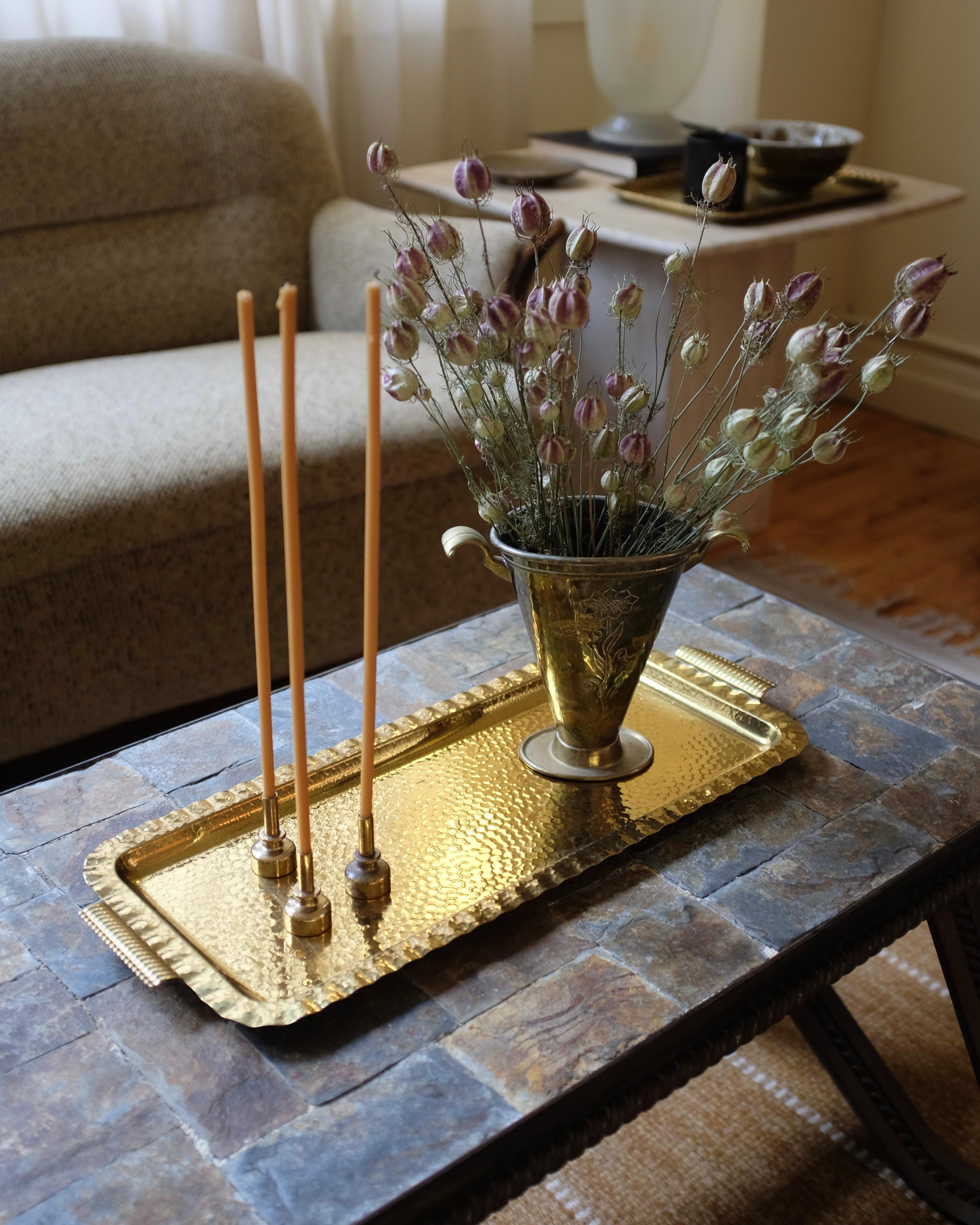 Set of Candle holders in Modell L125 and L 92 by Hans-Agne Jakobsson in vendita 1