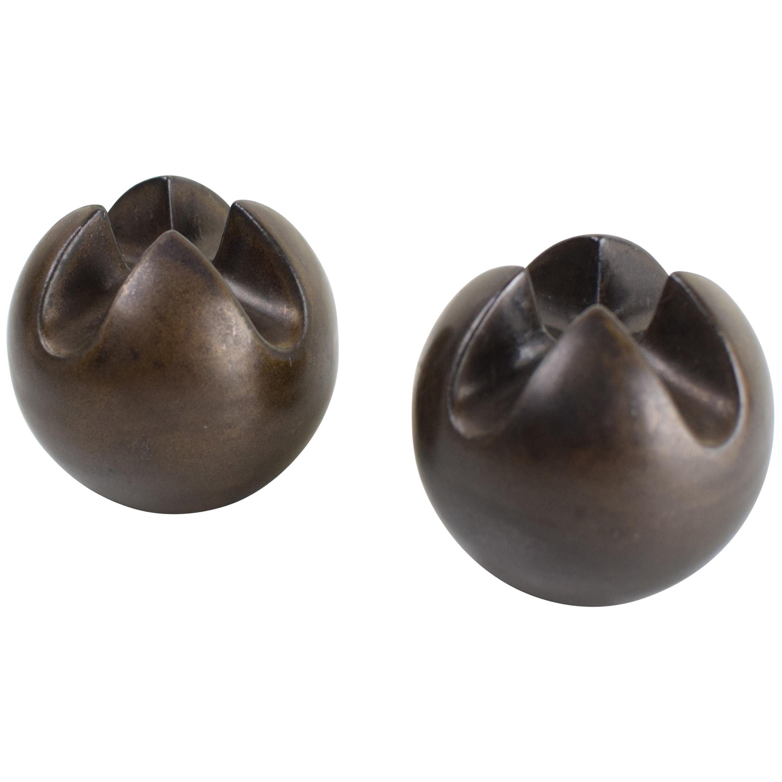 Set of Candleholder Balls by Van De Vaart