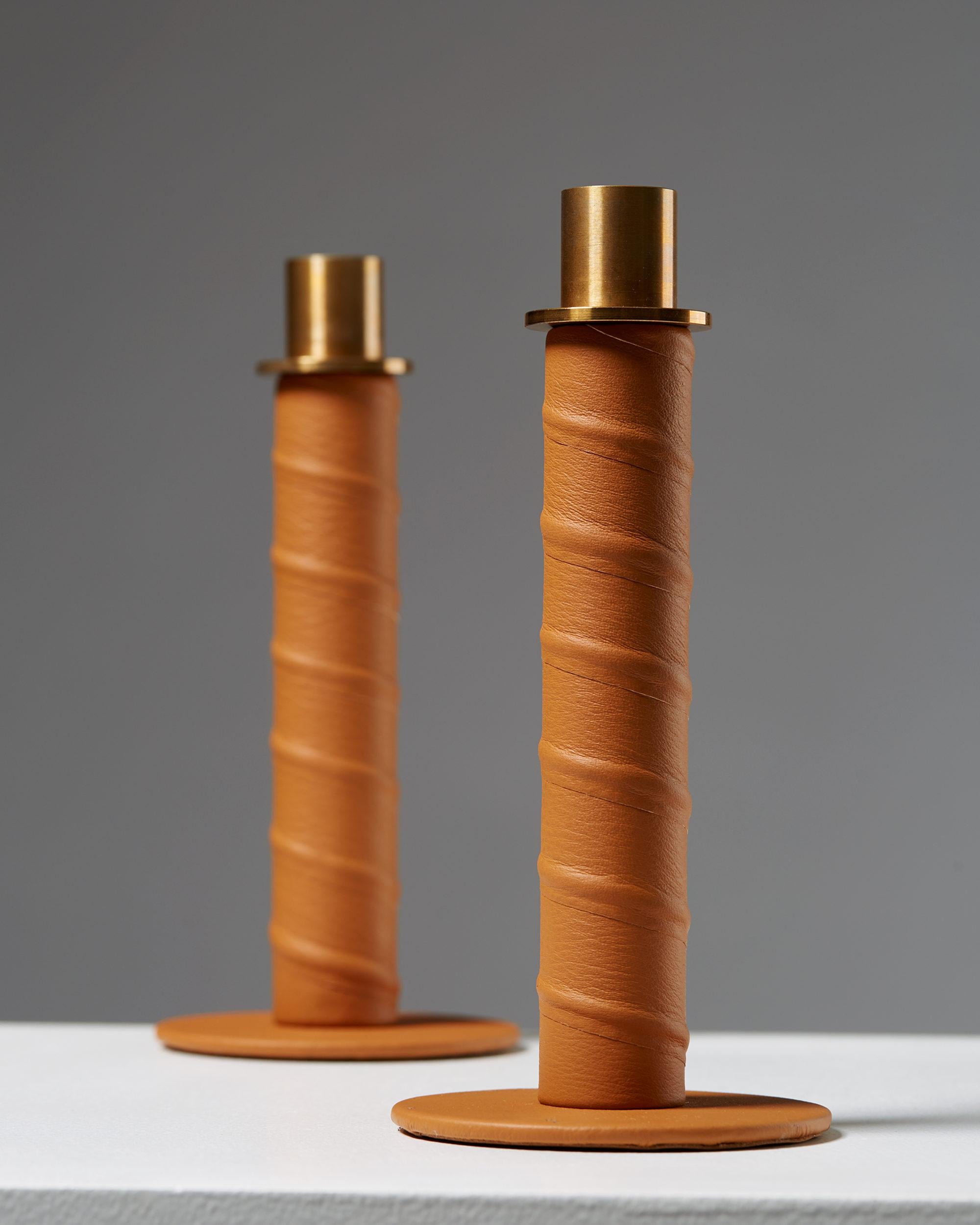 Modern Set of Candlesticks “Herrgård” Designed by Alexander Lervik, Sweden, 2013