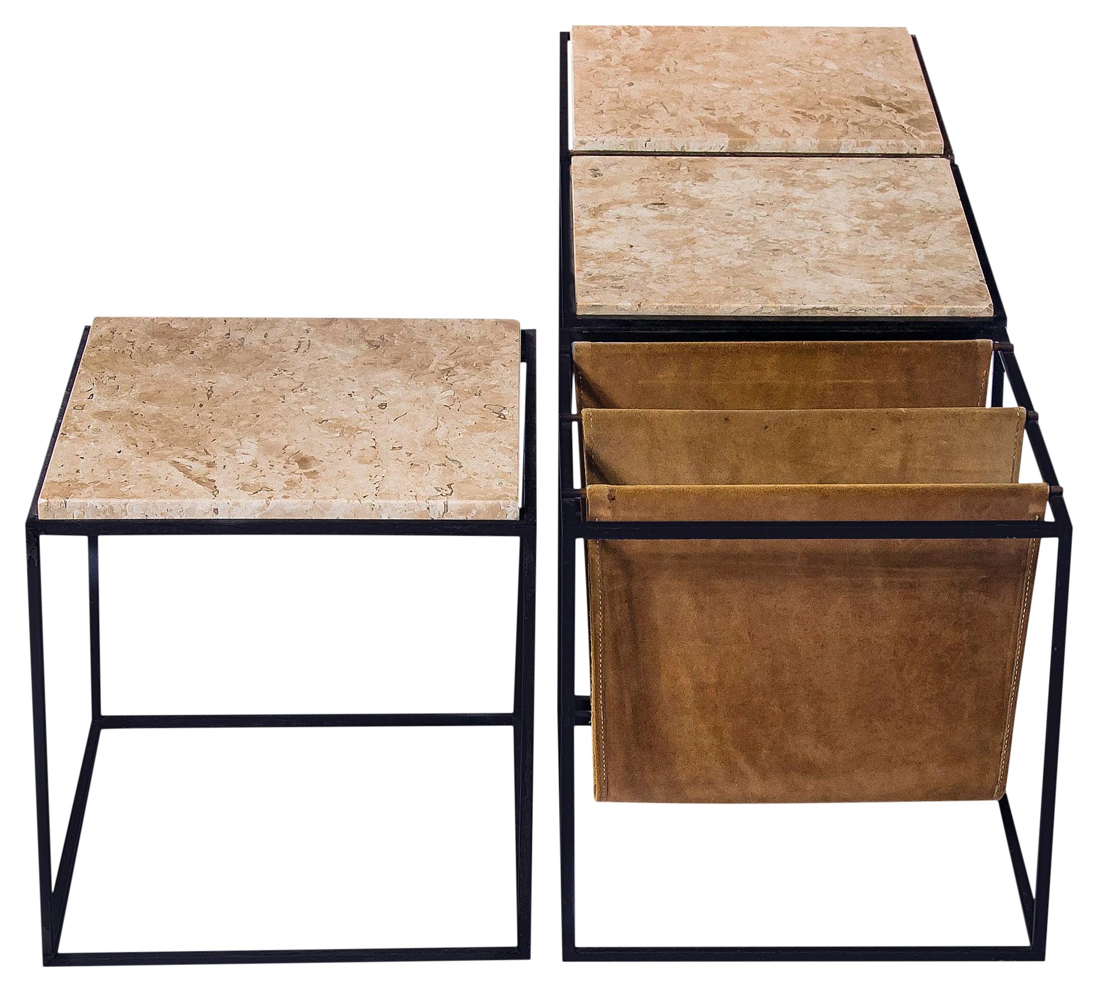 Brésilien Ensemble de tables d'appoint 