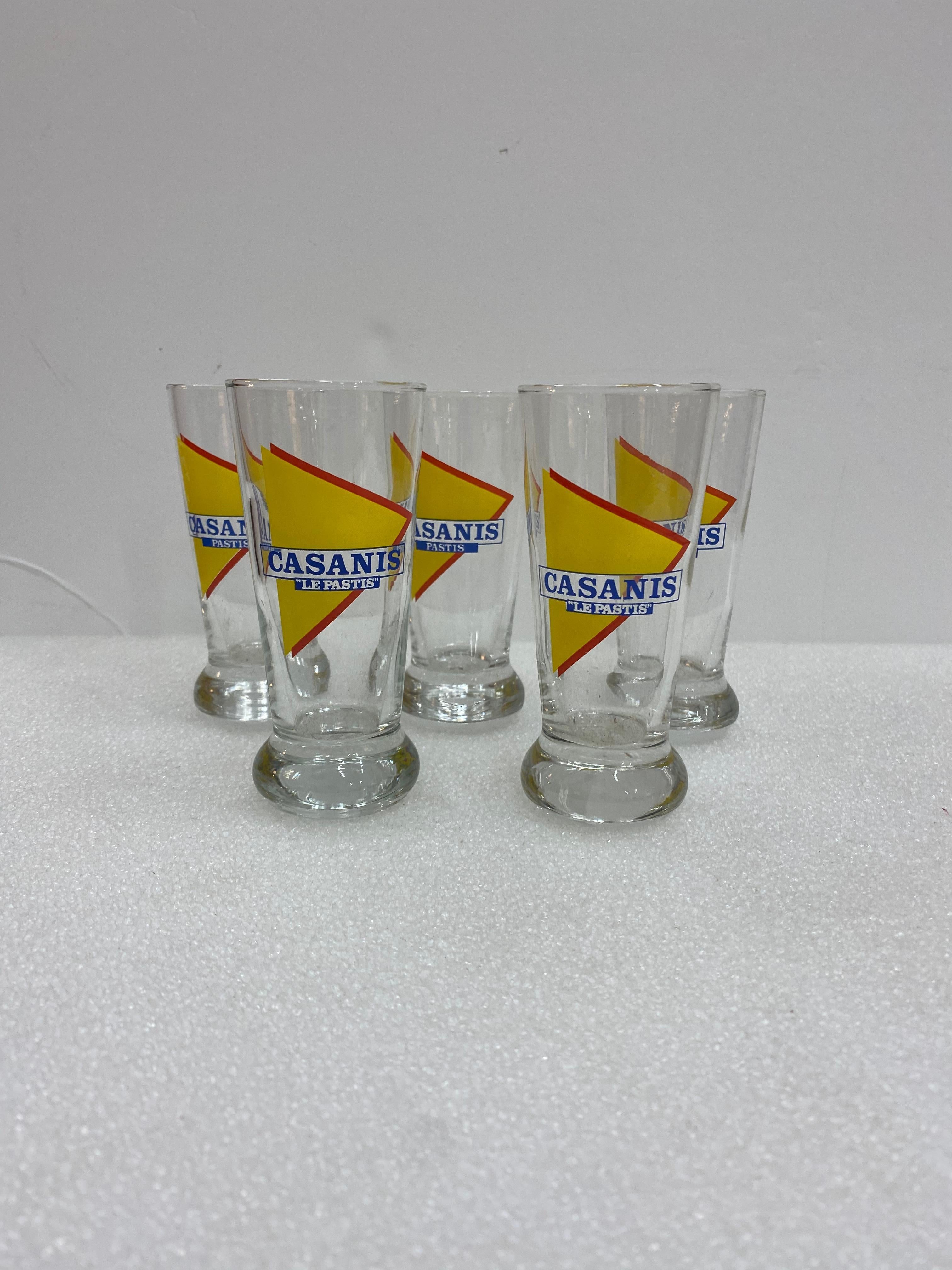 Set of Casanis Antisette Liqueur Glasses and Water Decanter 3