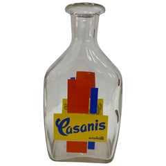 Set of Casanis Antisette Liqueur Glasses and Water Decanter