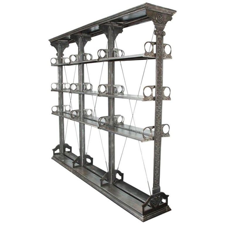 Set of Cast Iron Shelves by Lucy and Co of Oxford For Sale at 1stdibs