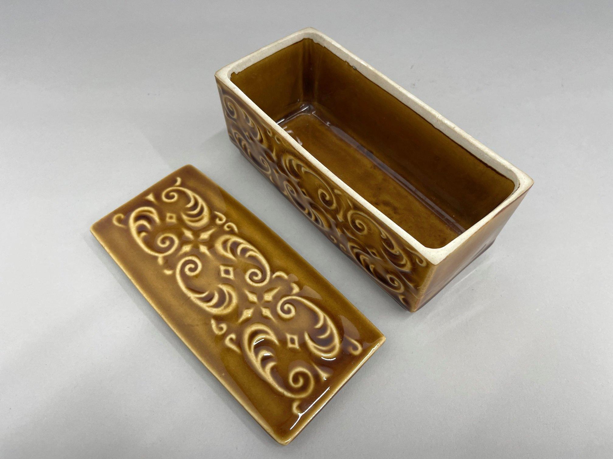 Set of Ceramic Vase, Ashtray and Box by Ditmar Urbach, 1960's For Sale 1