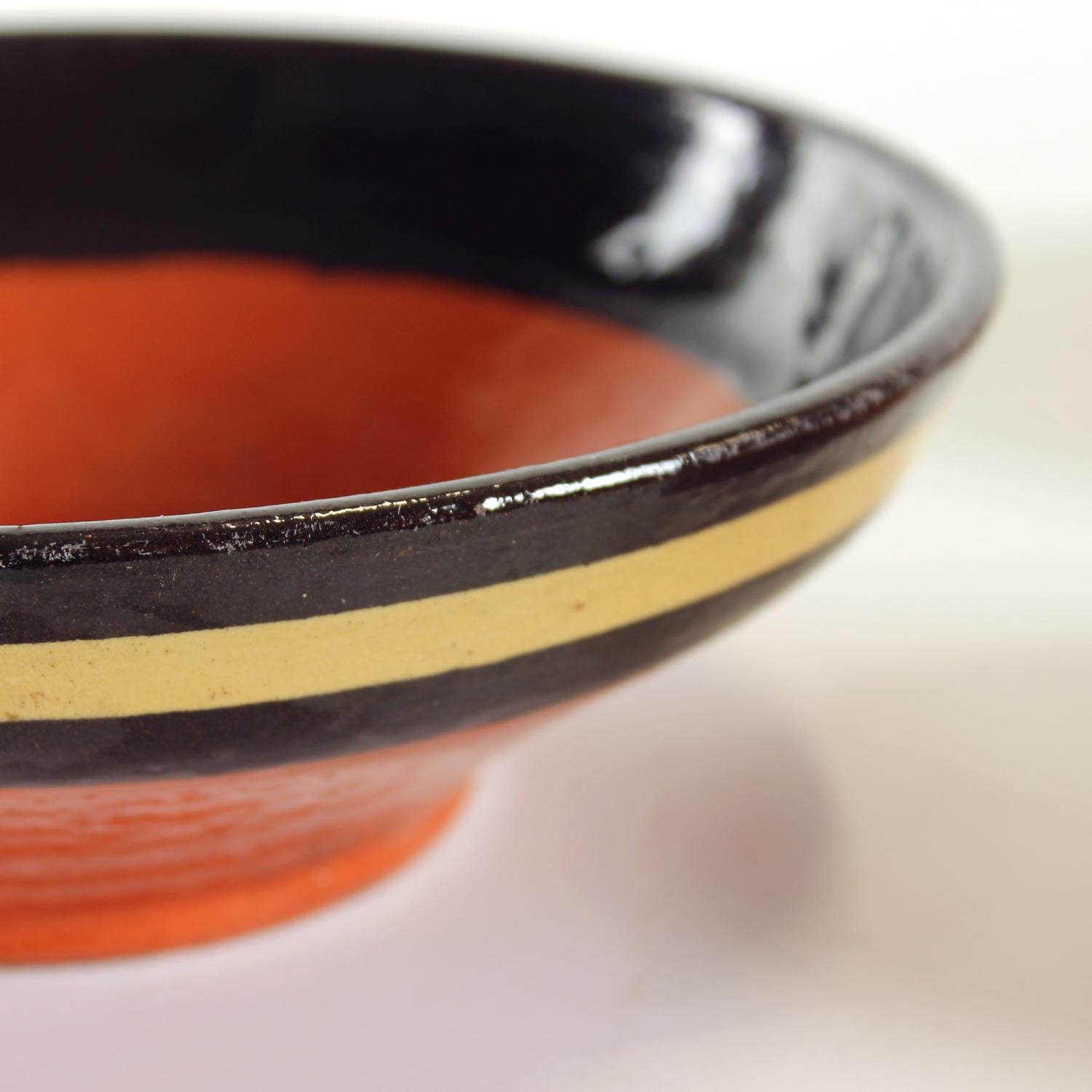 Set Of Ceramic Bowls By Ditta Abrhamova, Czechoslovakia 1980s For Sale 6