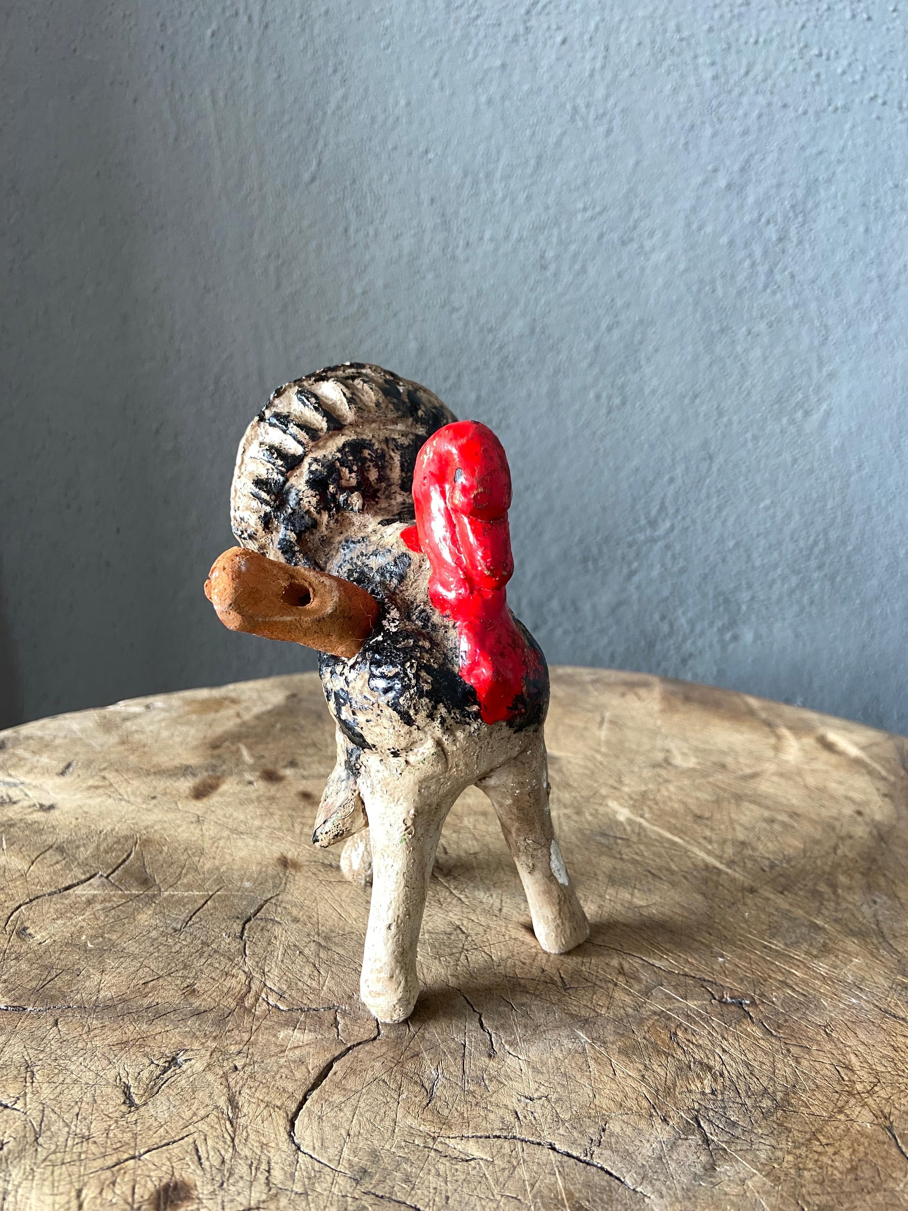 Set Keramische Karnevals-Tiersfiguren aus Mexiko, ca. 1980er und 1990er Jahre im Angebot 8