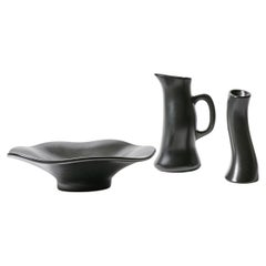 Set of Ceramic Fruit Bowl, Pitcher and Tall Vase Designed by Robert Welch