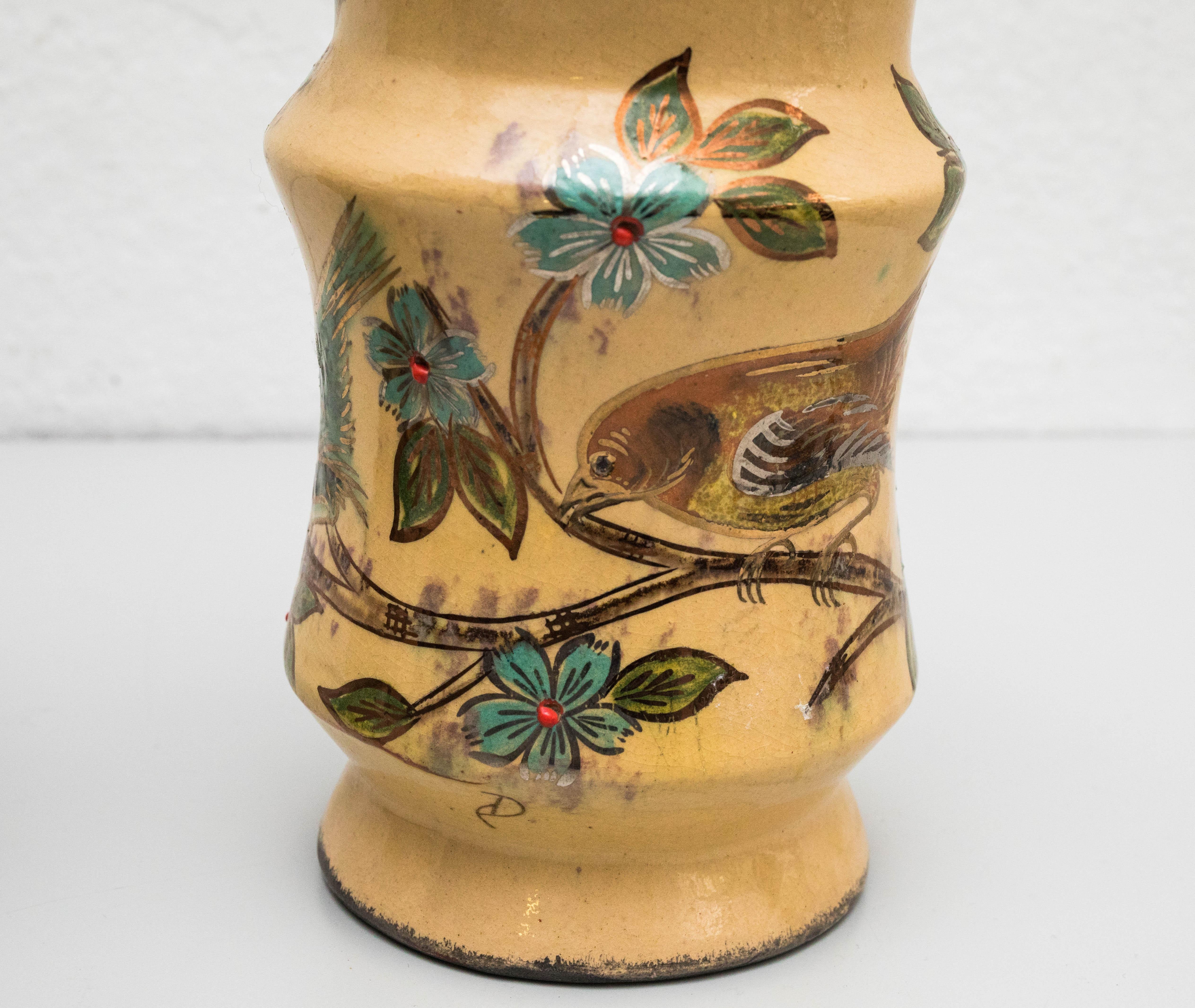 Ensemble de vases en céramique peints à la main par l'artiste catalan Diaz Costa, datant d'environ 1960 en vente 4