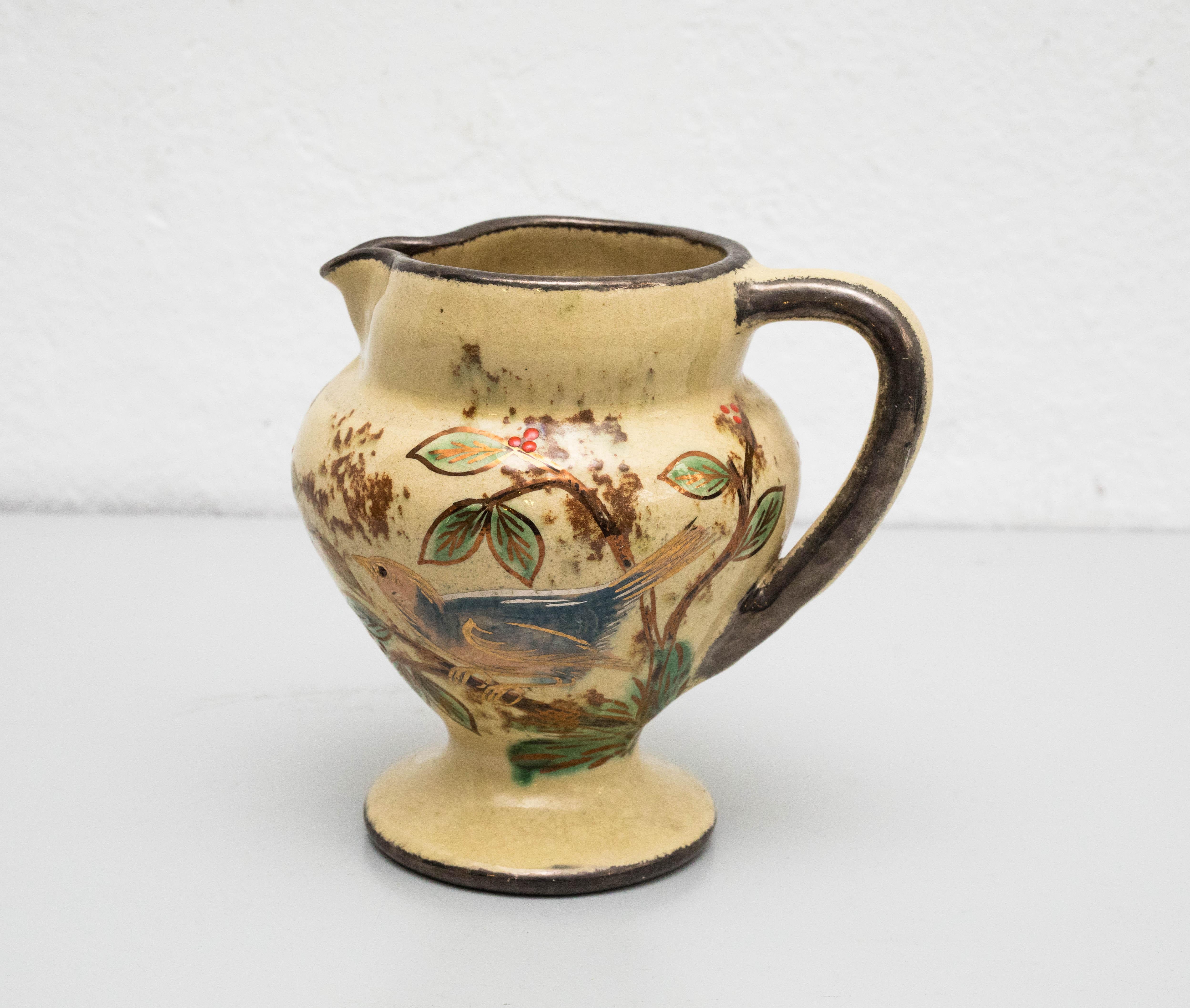 Ensemble de vases en céramique peints à la main par l'artiste catalan Diaz Costa, datant d'environ 1960 en vente 10