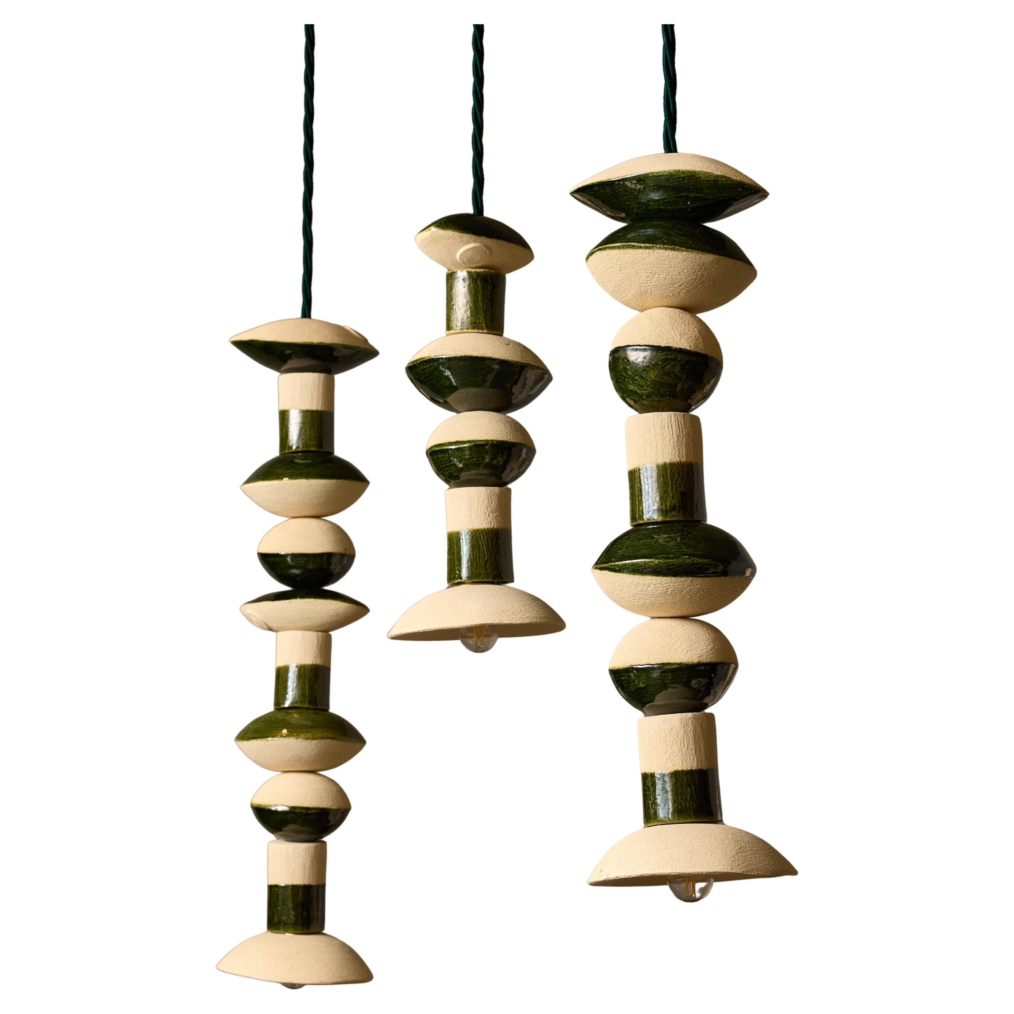 Set of Ceramic Perlo Suspensions by Amandine Gorrino