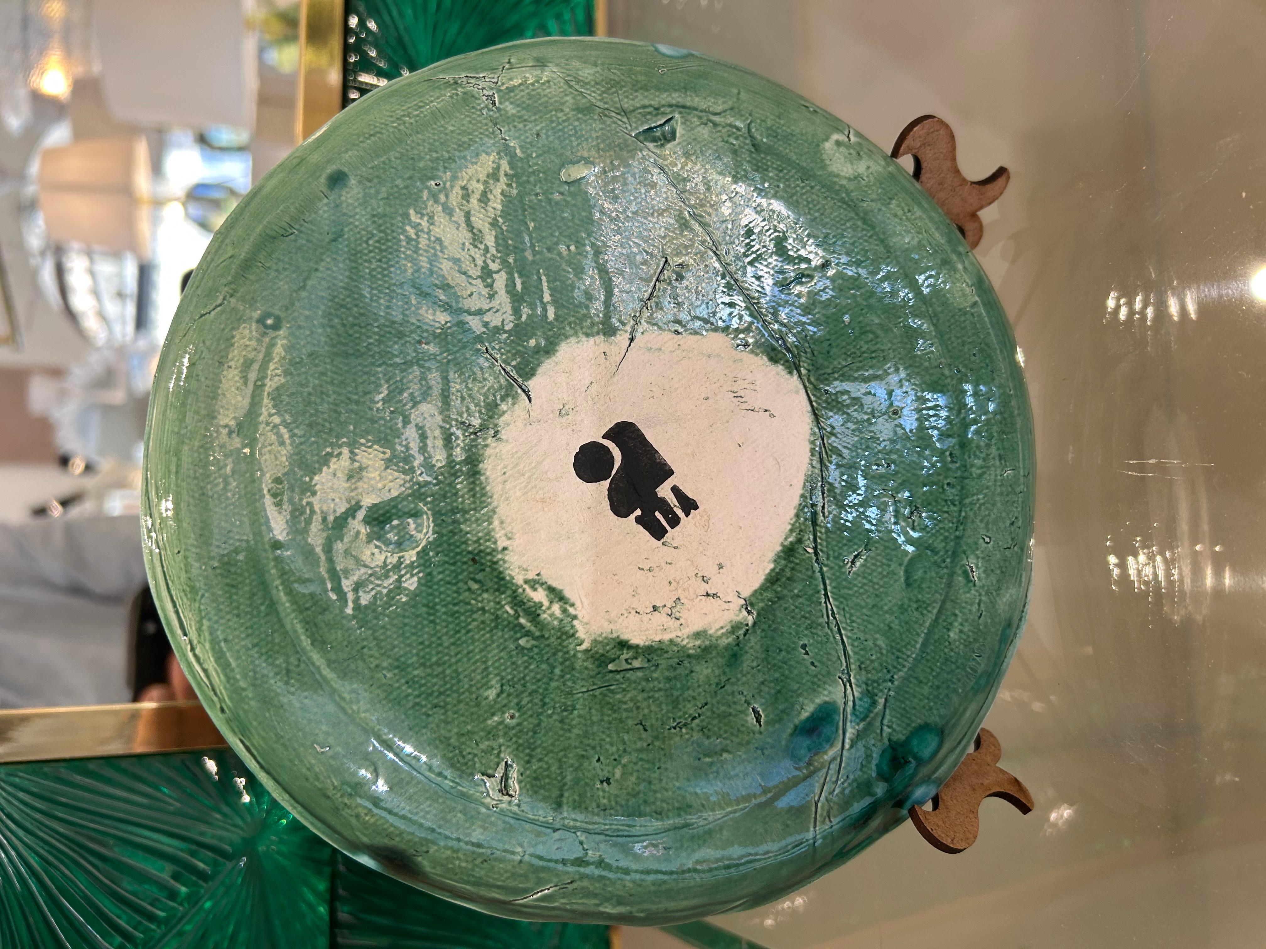 Ensemble d'assiettes en céramique, pièces uniques, 20e siècle en vente 6
