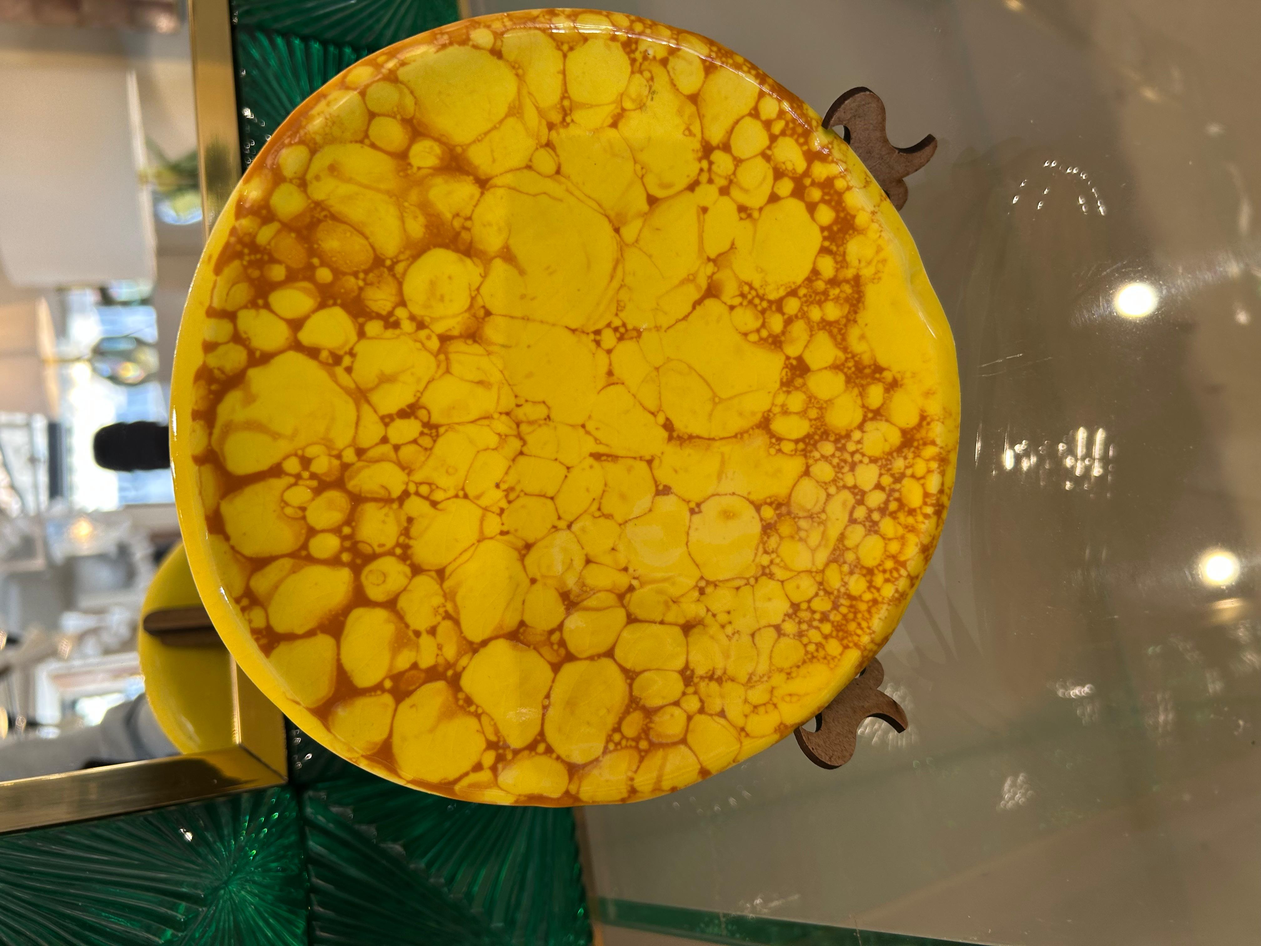 Ensemble d'assiettes en céramique, pièces uniques, 20e siècle Bon état - En vente à Nice, FR
