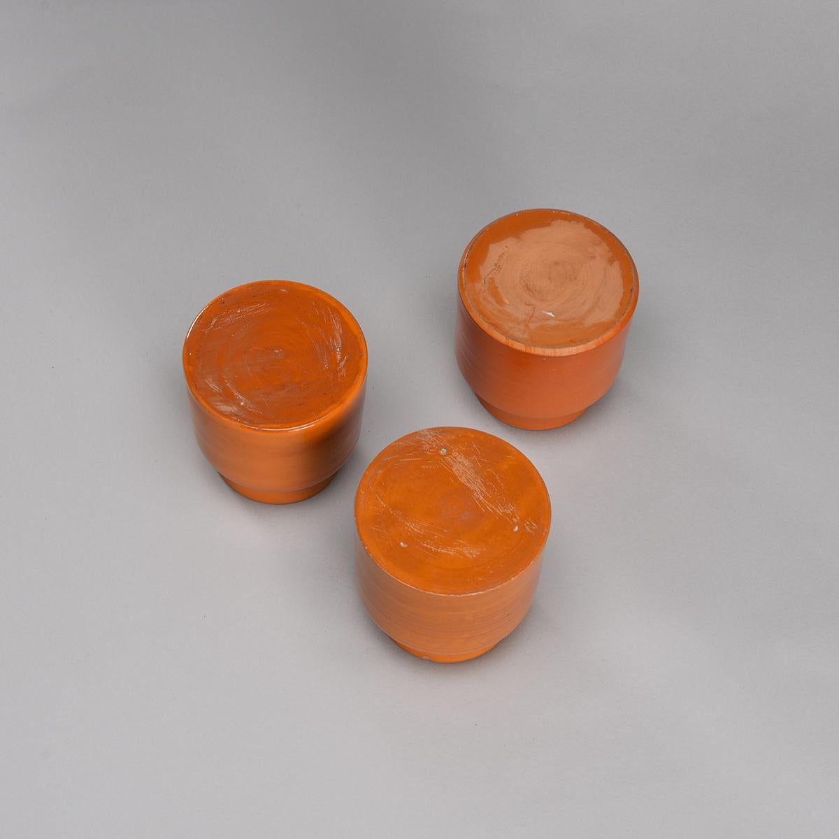 Set of ceramic pots by Mado Jolain, France circa 1960 For Sale 3
