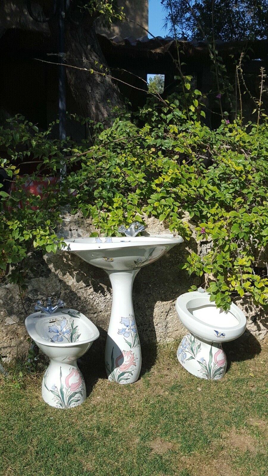 Italian Set of Ceramic Sanitary 