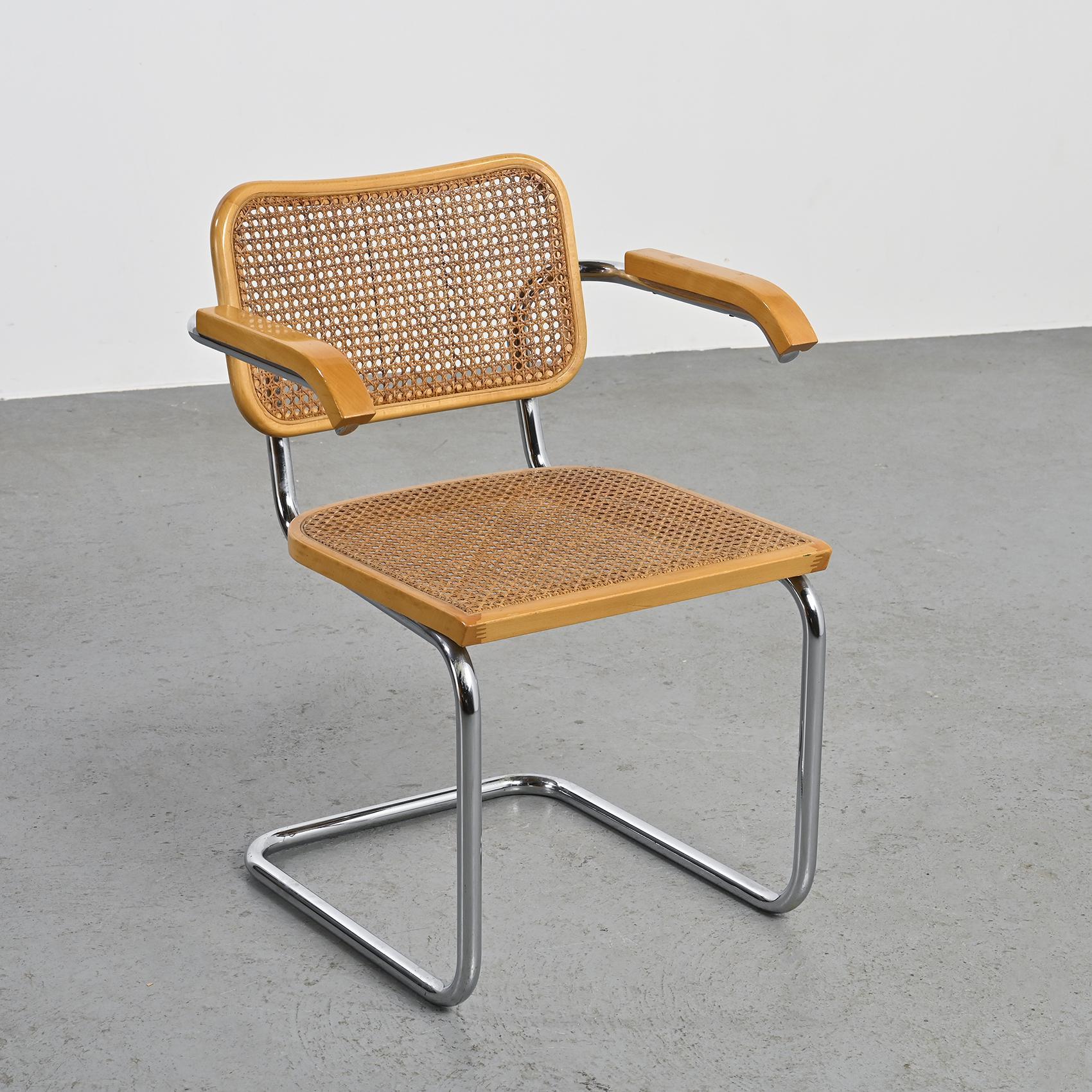 Cesca-Stühle und Sessel von Marcel Breuer, Cidue um 1975 6