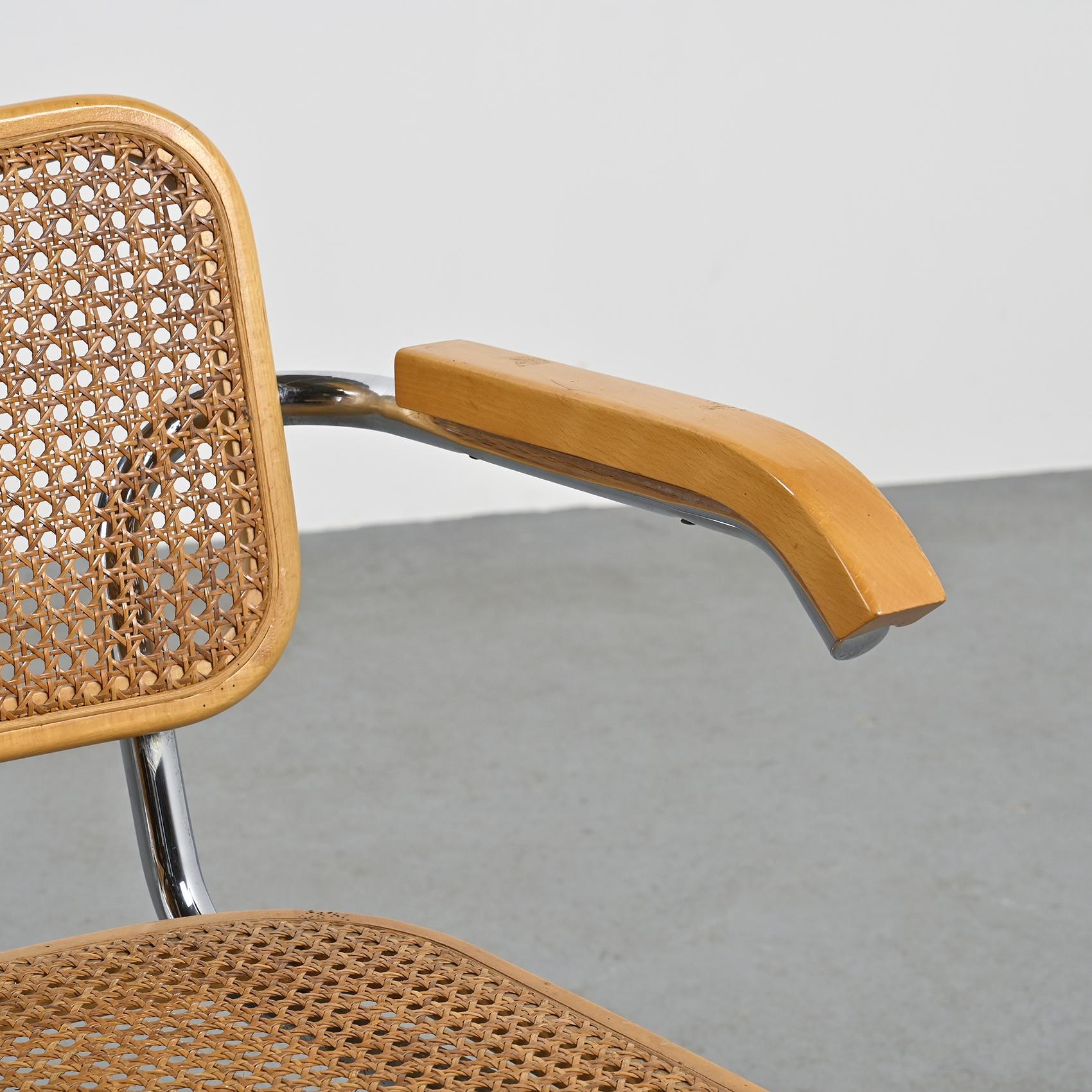 Cesca-Stühle und Sessel von Marcel Breuer, Cidue um 1975 7