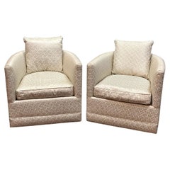 Set of Chaddok Lounge Swivel Chairs, Pair of 2