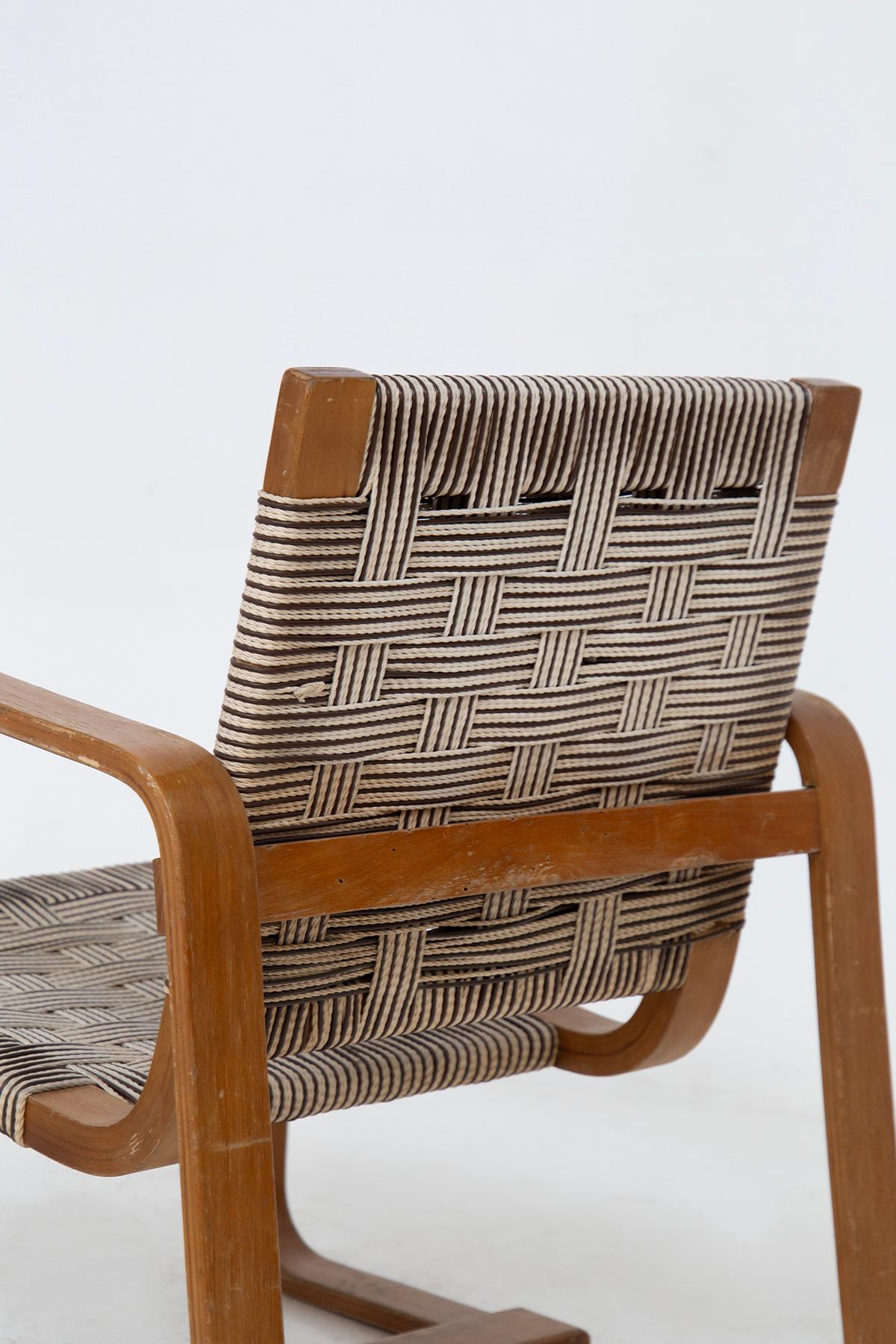 Ensemble de chaises et ottomanes de Giuseppe Pagano en vente 3