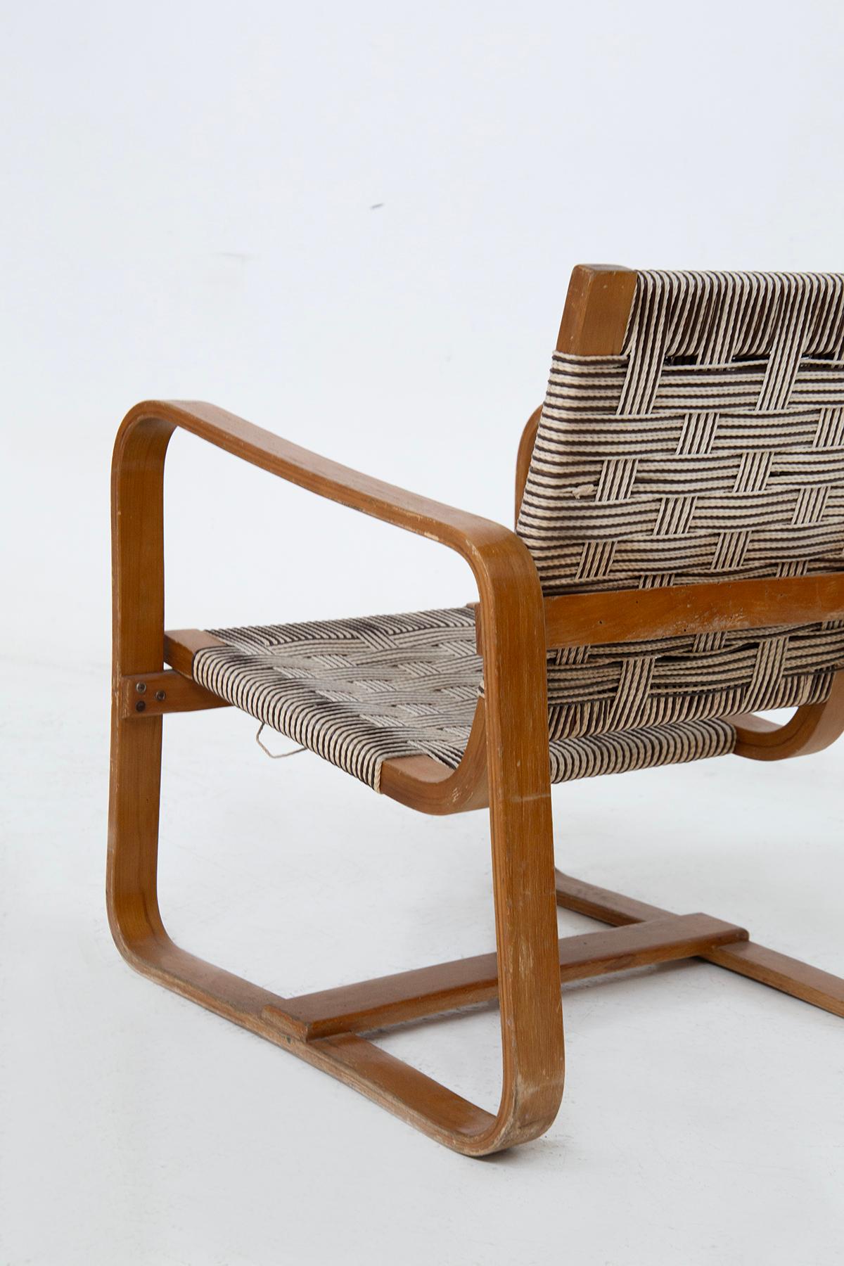 Ensemble de chaises et ottomanes de Giuseppe Pagano en vente 1