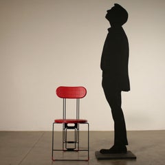Set of Chairs by Andries Van Onck Vintage, Italy, 1980s