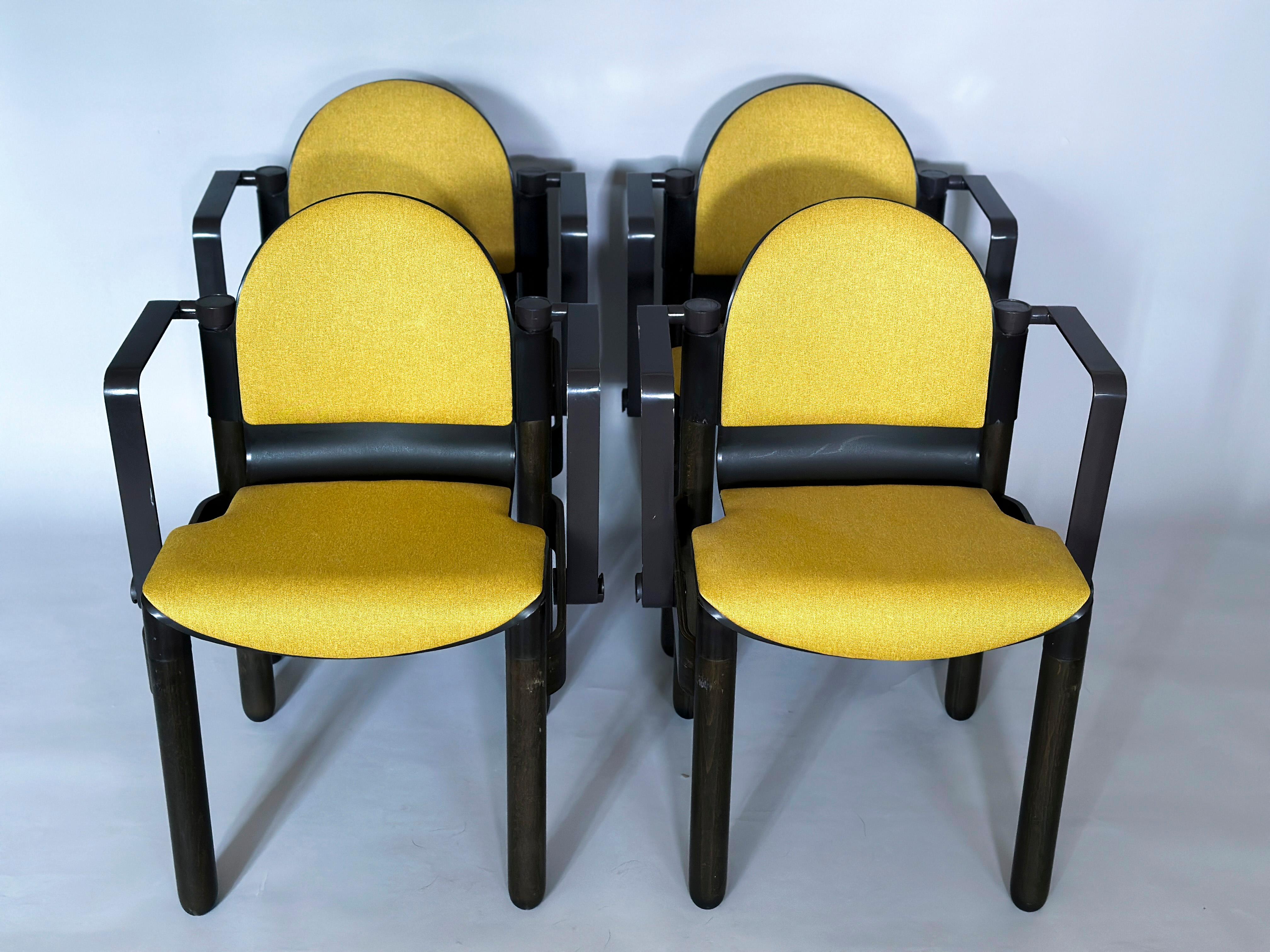 Set of four chairs by Gerd Lange for Thonet.