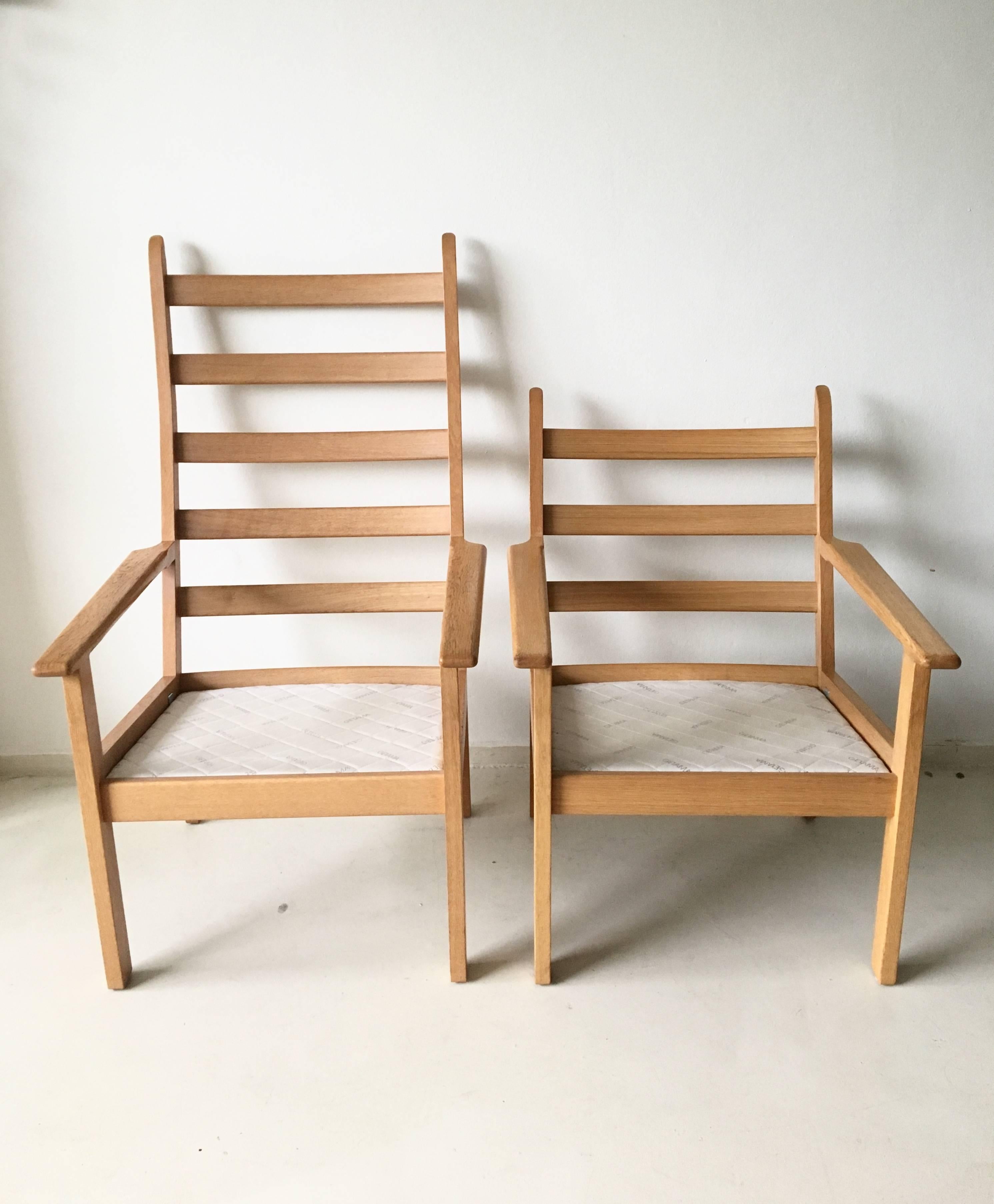 Leather Set of Chairs by Hans Wegner for GETAMA, 1980s For Sale