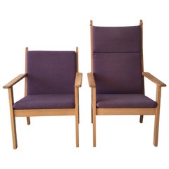 Vintage Set of Chairs by Hans Wegner for GETAMA, 1980s