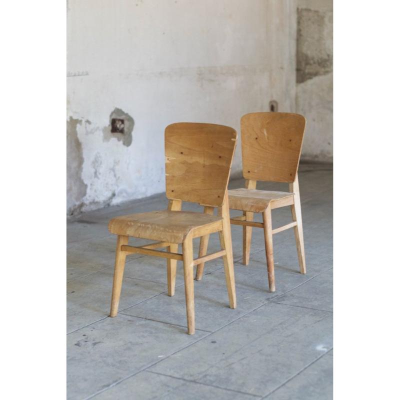 Set di sedie di Jean Prouvé, 1941 in vendita 12