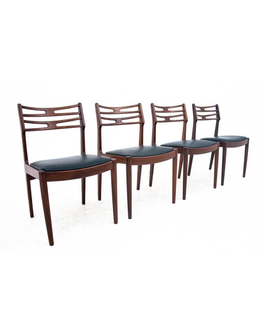 Scandinavo moderno Set of chairs, Denmark, 1960s. in vendita