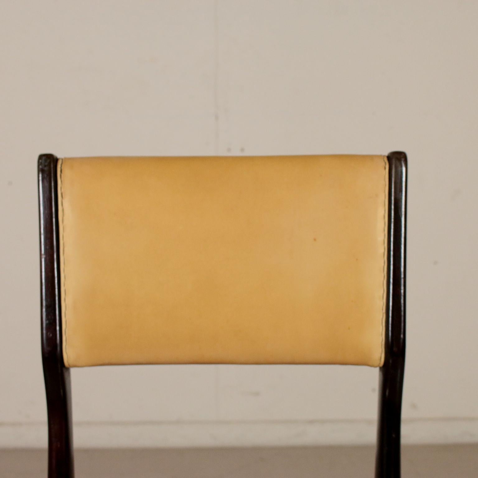 Italian Set of Chairs Designed by Carlo de Carli Skai Vintage, Italy, 1950s
