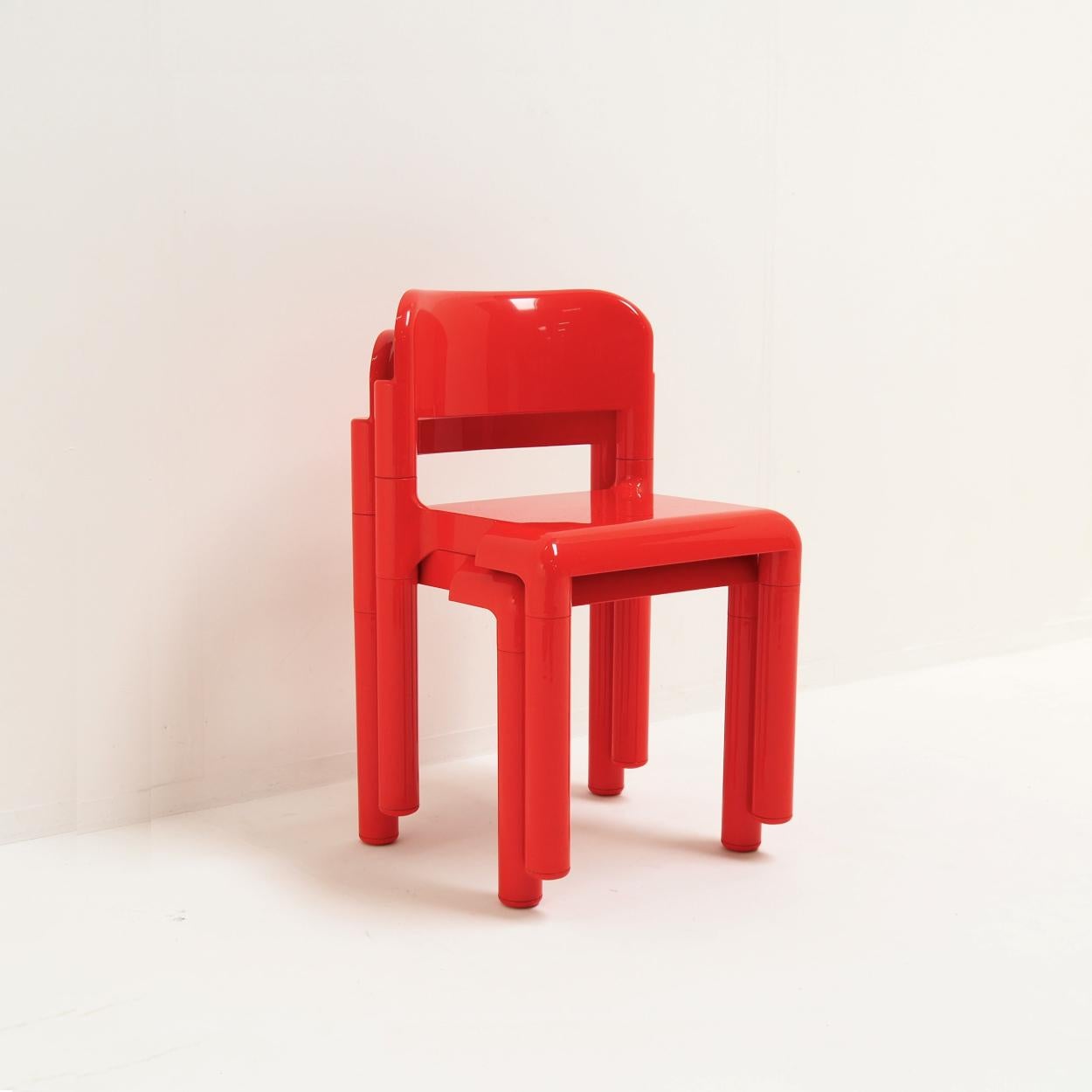 Set of Chairs Designed by Eero Aarnio for UPO Furniture, Finland For Sale 4