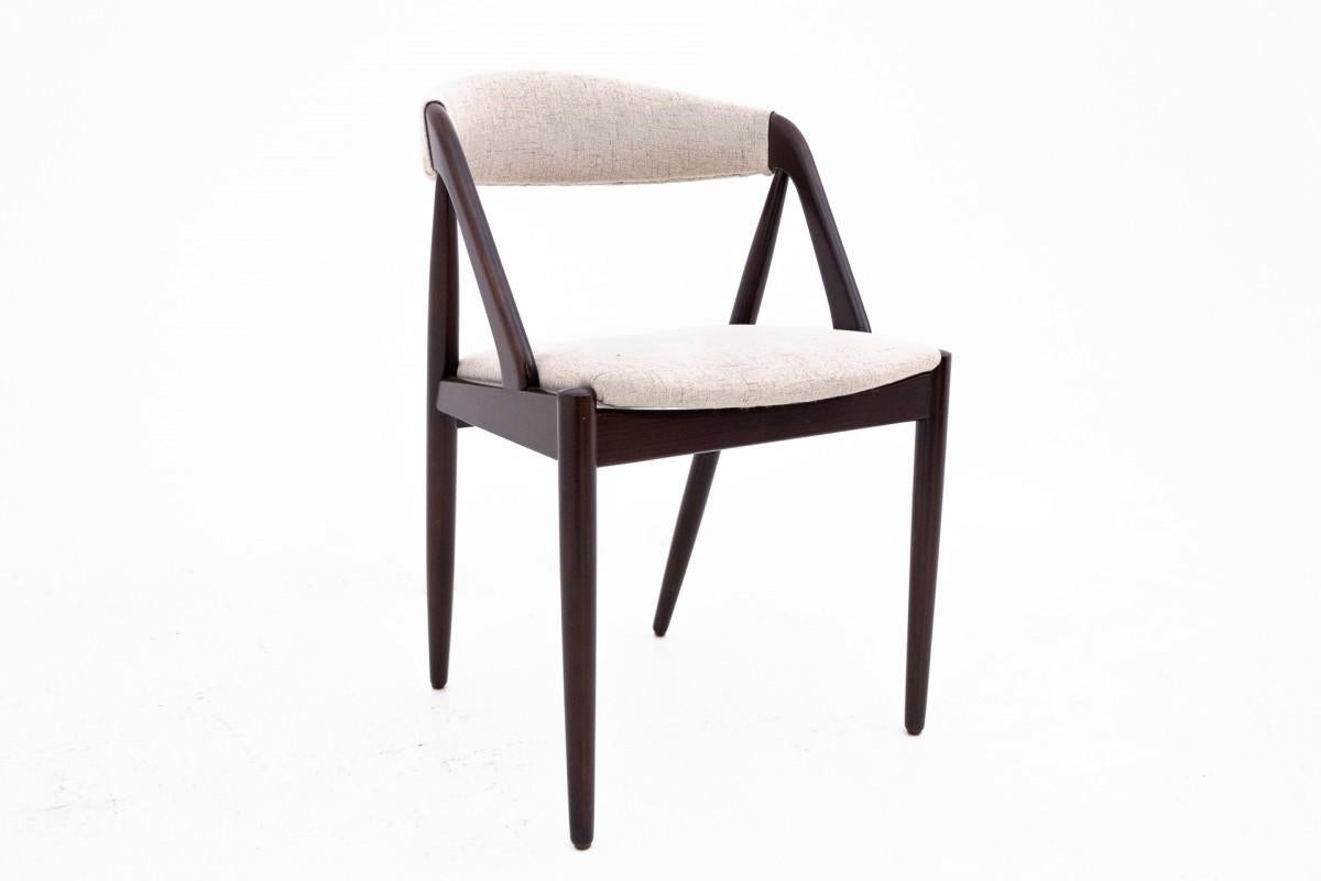Bois Ensemble de chaises conçues par Kai Kristiansen dans les années 60, Danemark, modèle 31. Après en vente