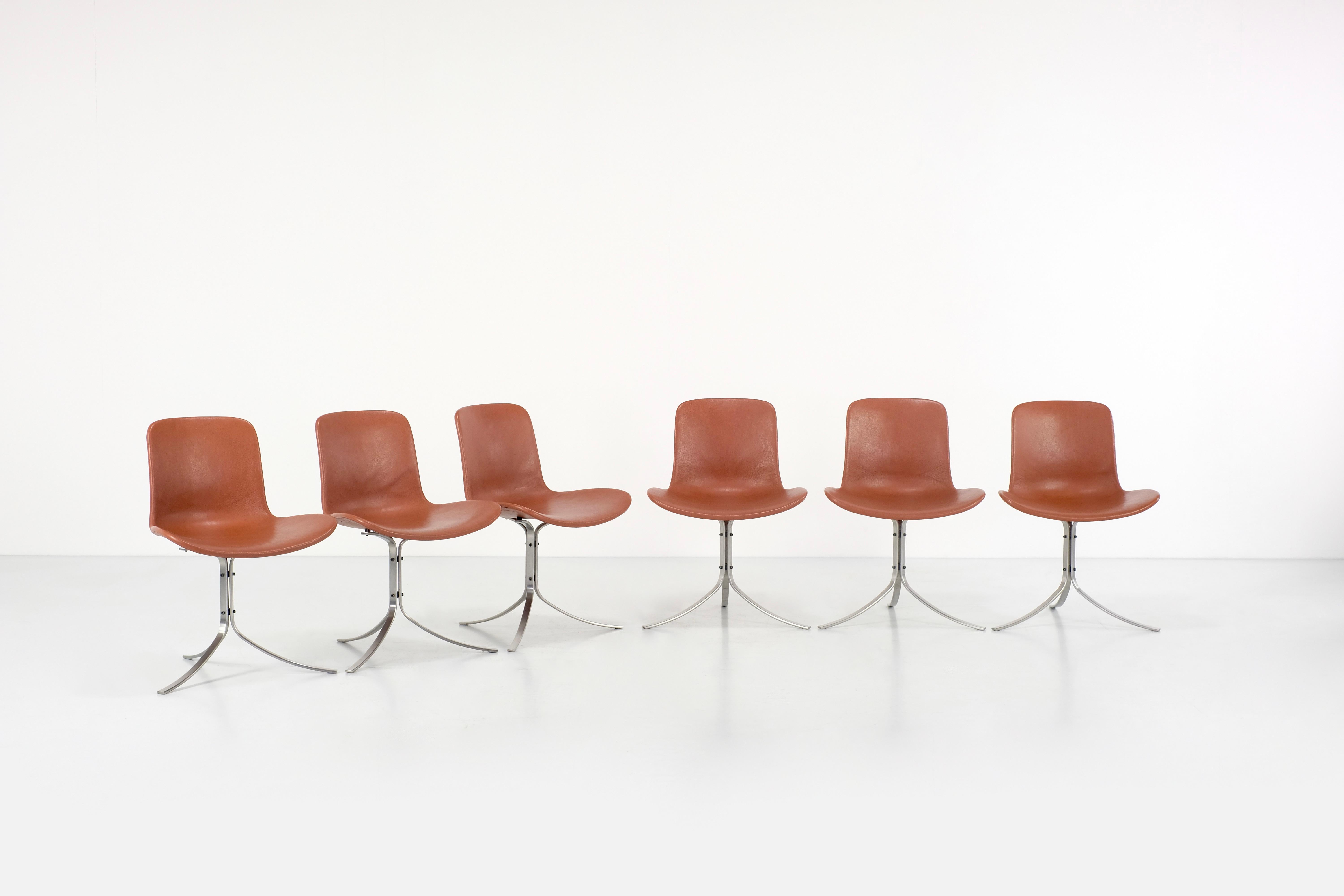 Scandinavian Modern Set of Chairs 