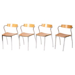 Set Of Chairs "Rio" By Pascal Mourgue, 1990s