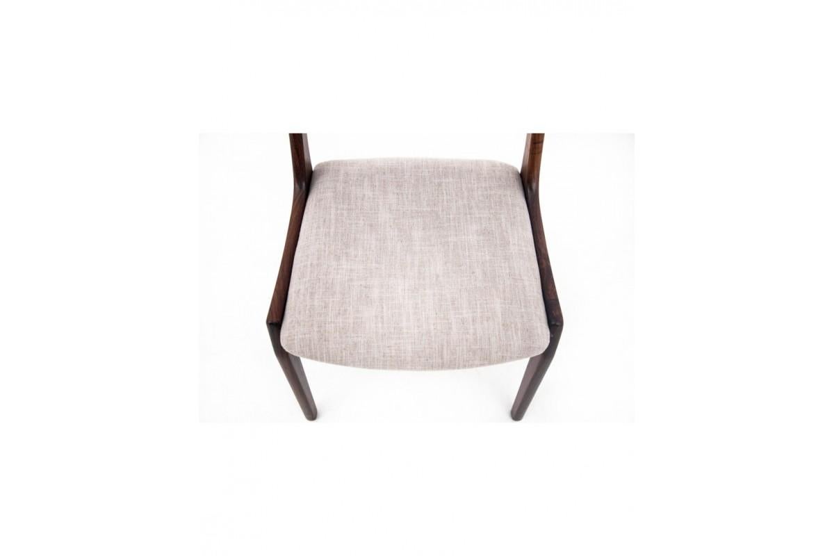 Ensemble de chaises avec table, design danois, années 1960. Bon état - En vente à Chorzów, PL