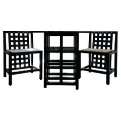 Set di Charles Rennie Mackintosh per Cassina DS-2 Tavolo e Candida DS3 Sedie