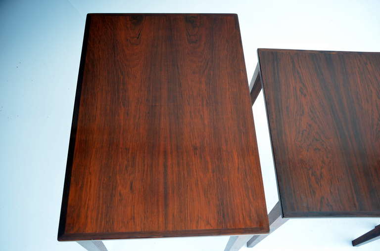 Set of Chic Danish Rosewood Nesting Tables 2