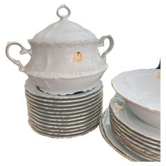 Set of China with Monogram "D"