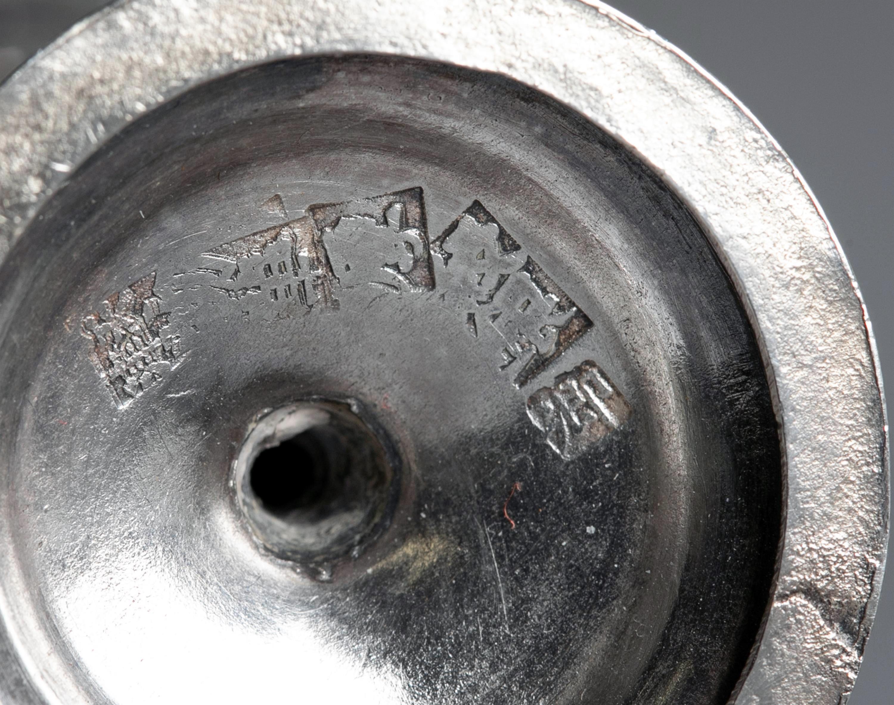 Set di bottiglie d'argento d'esportazione cinese con cinque cordiali Tianjin Wuhua in vendita 7