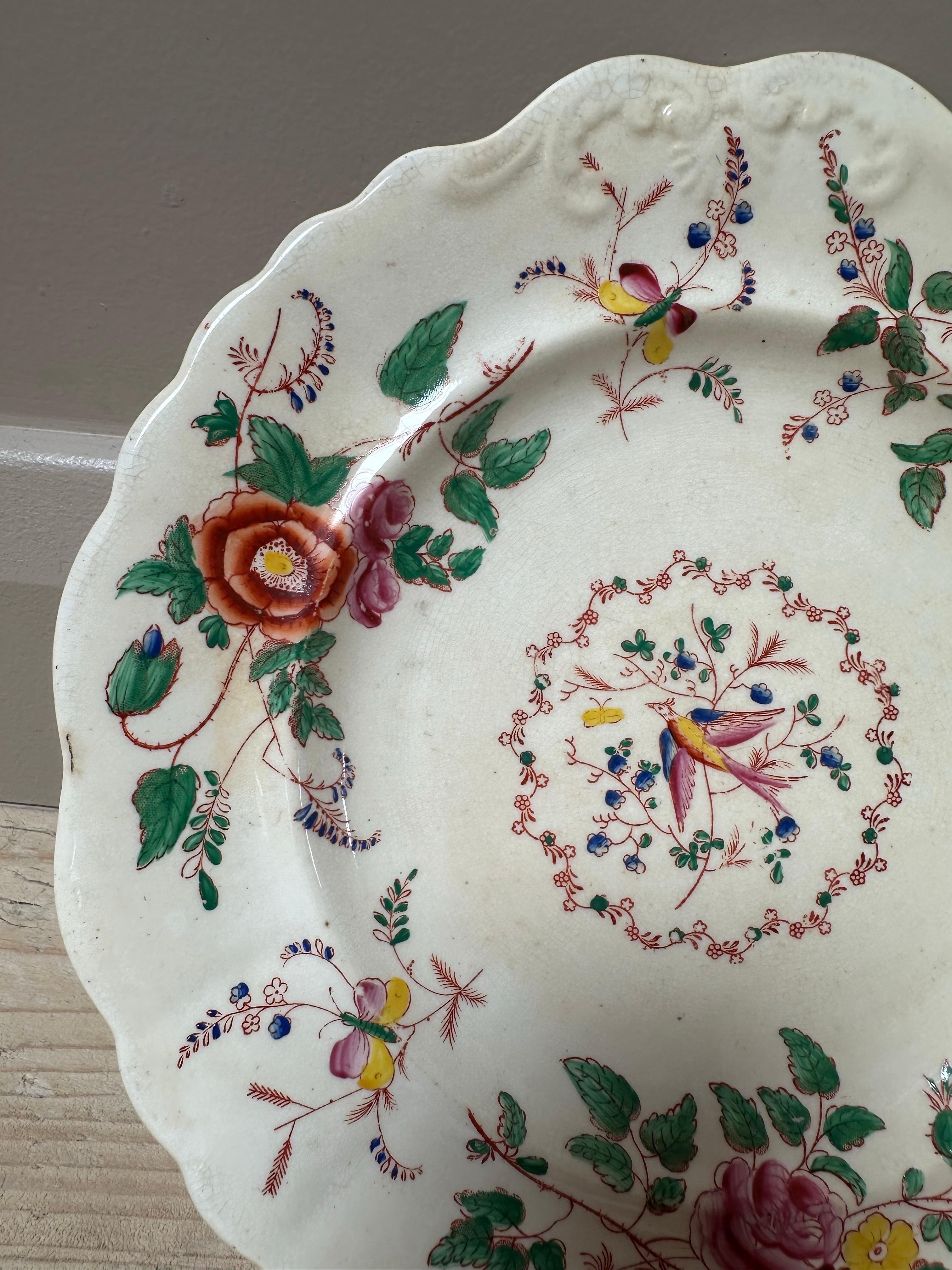 Set of Chinese Famille Rose Pattern Side Plates, Late 19th Century For Sale 6