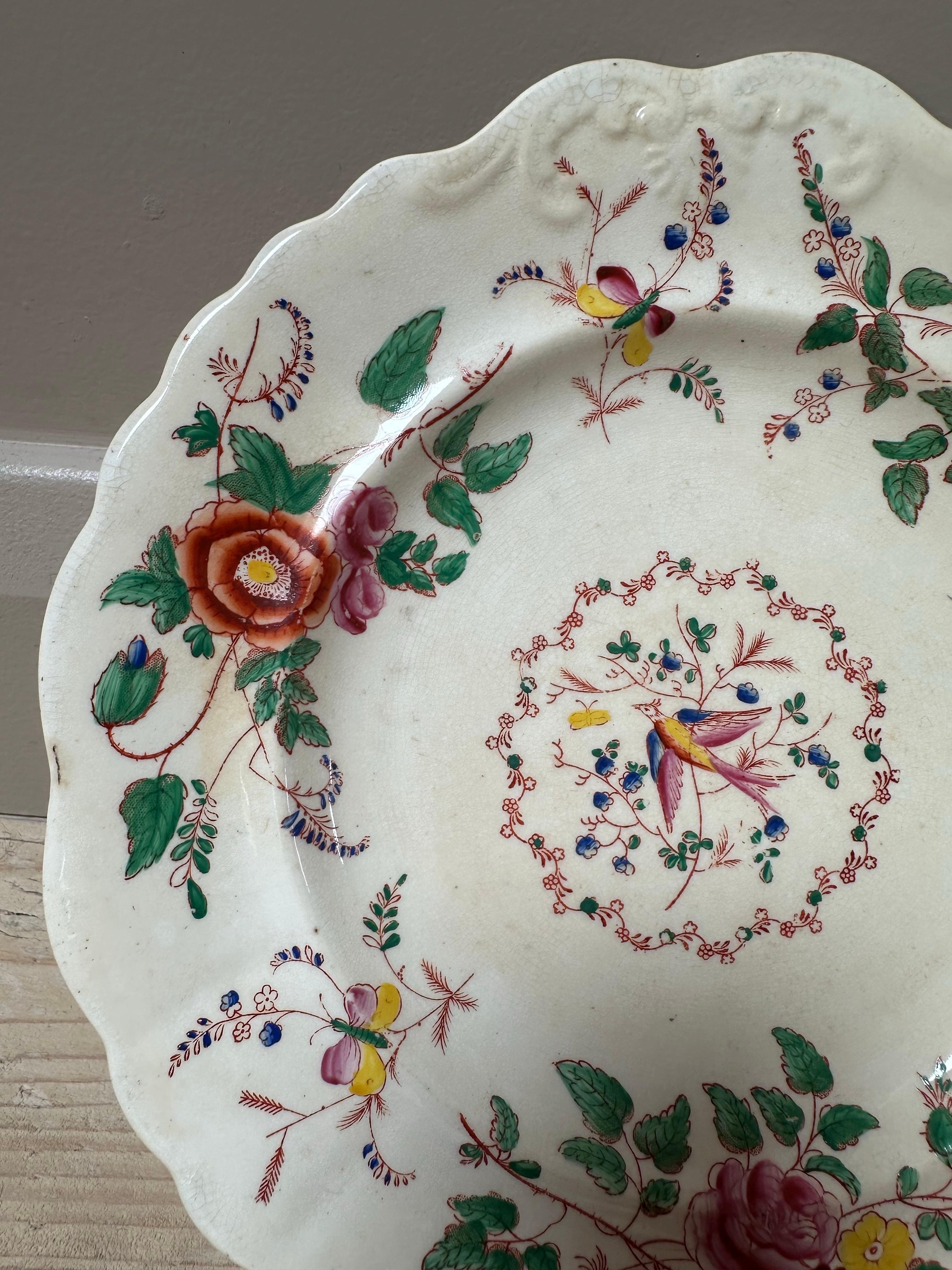 Set of Chinese Famille Rose Pattern Side Plates, Late 19th Century For Sale 7