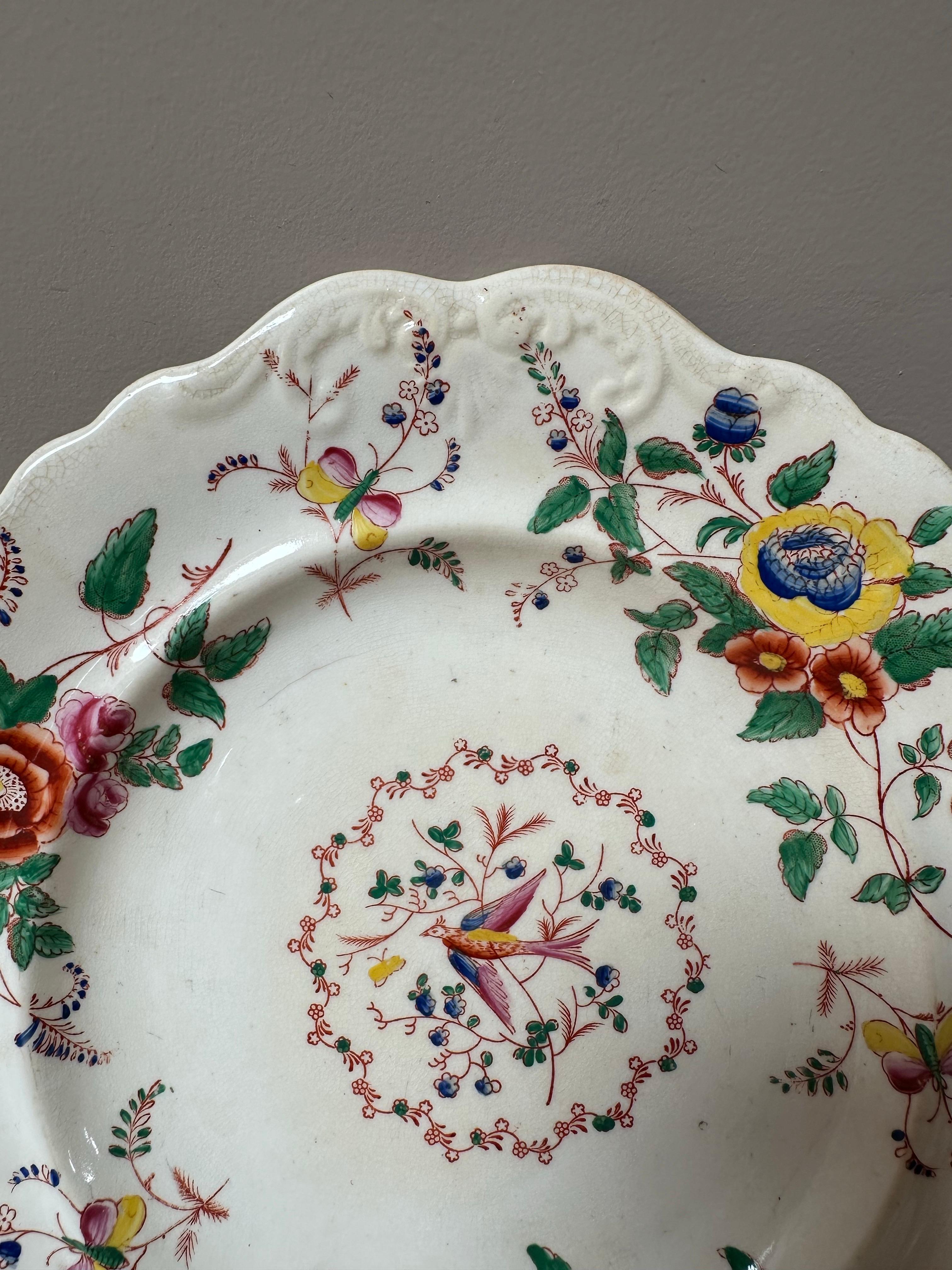 Set of Chinese Famille Rose Pattern Side Plates, Late 19th Century For Sale 10