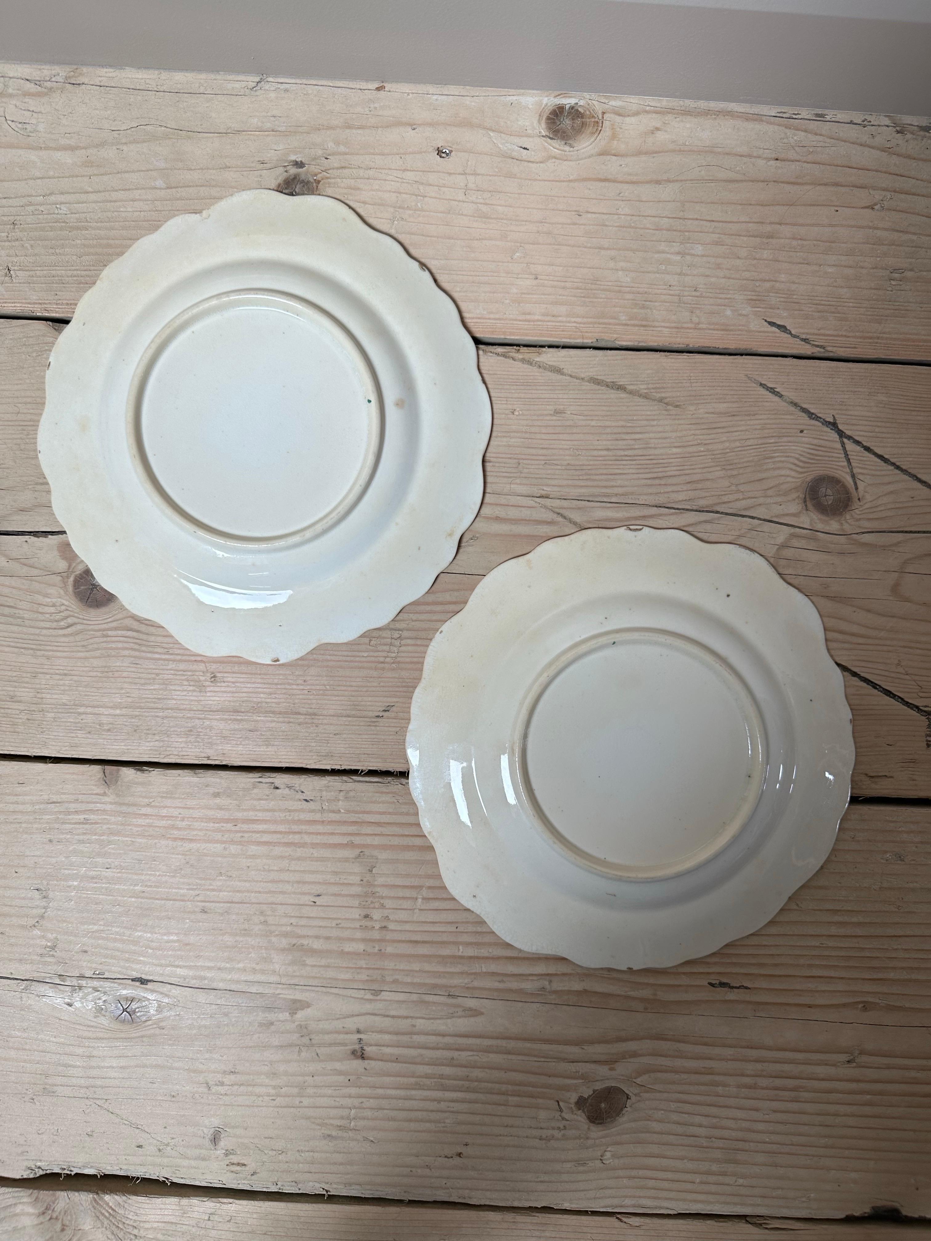 Set of Chinese Famille Rose Pattern Side Plates, Late 19th Century For Sale 11