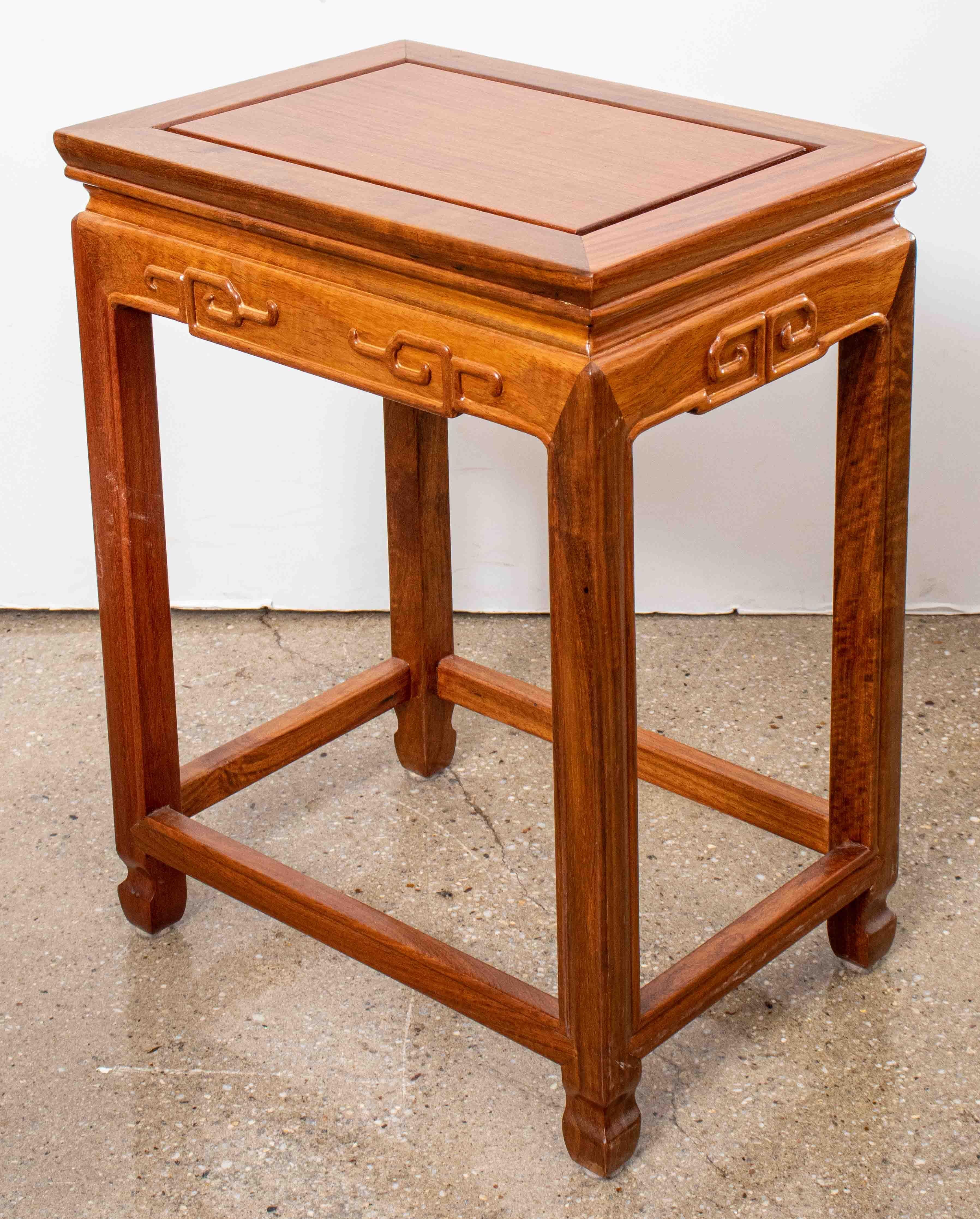Set of Chinese Wood Nesting Tables, 3 6
