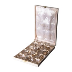 Set of Citrus Squeezer in Silver Plated Metal