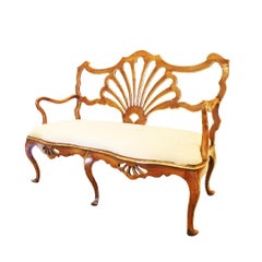 A Colonial Chippendale Inspired Rococo Period Suite, Chairs & Settee, circa 1790