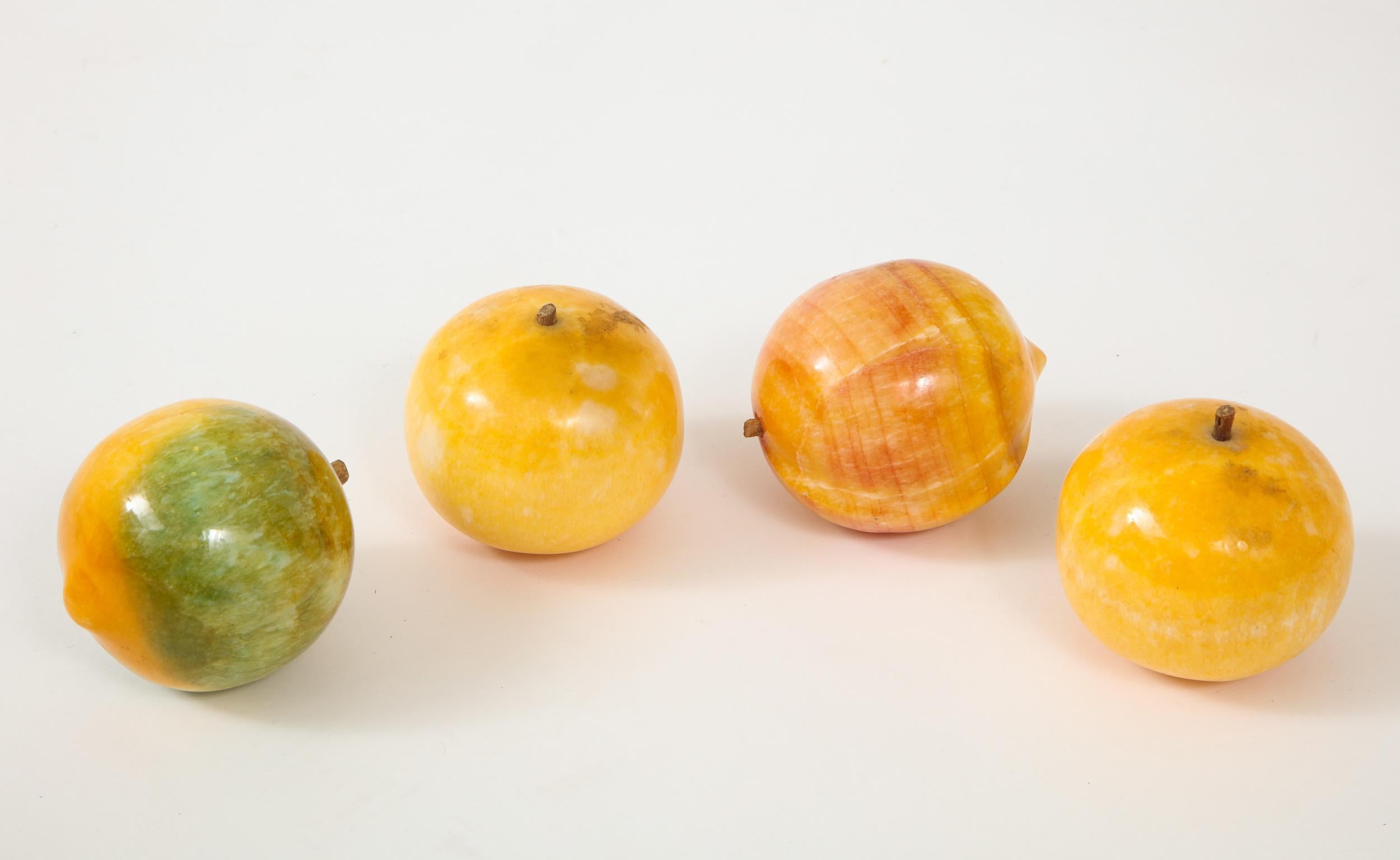 Late 20th Century Set of Colorful Stone Fruit