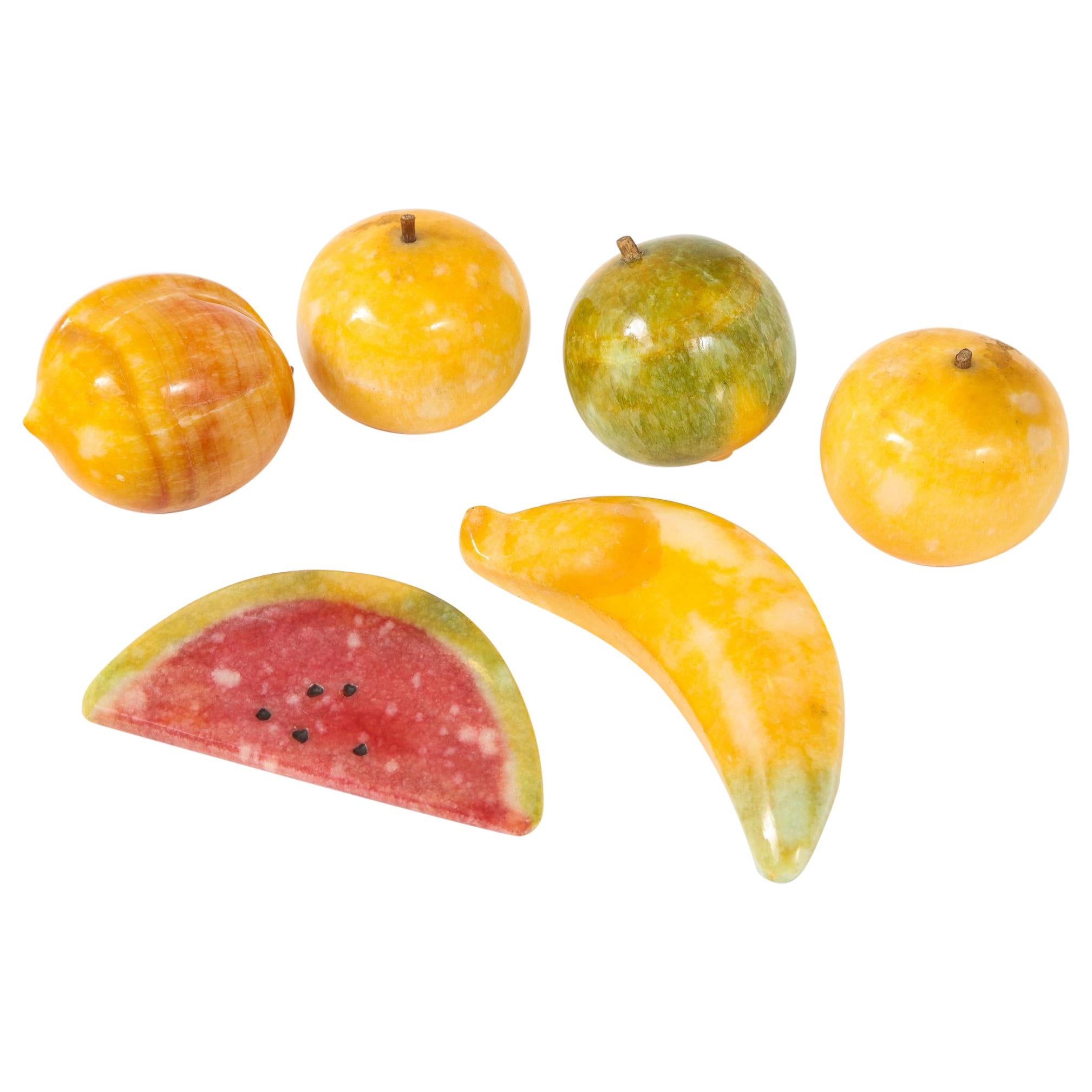 Set of Colorful Stone Fruit