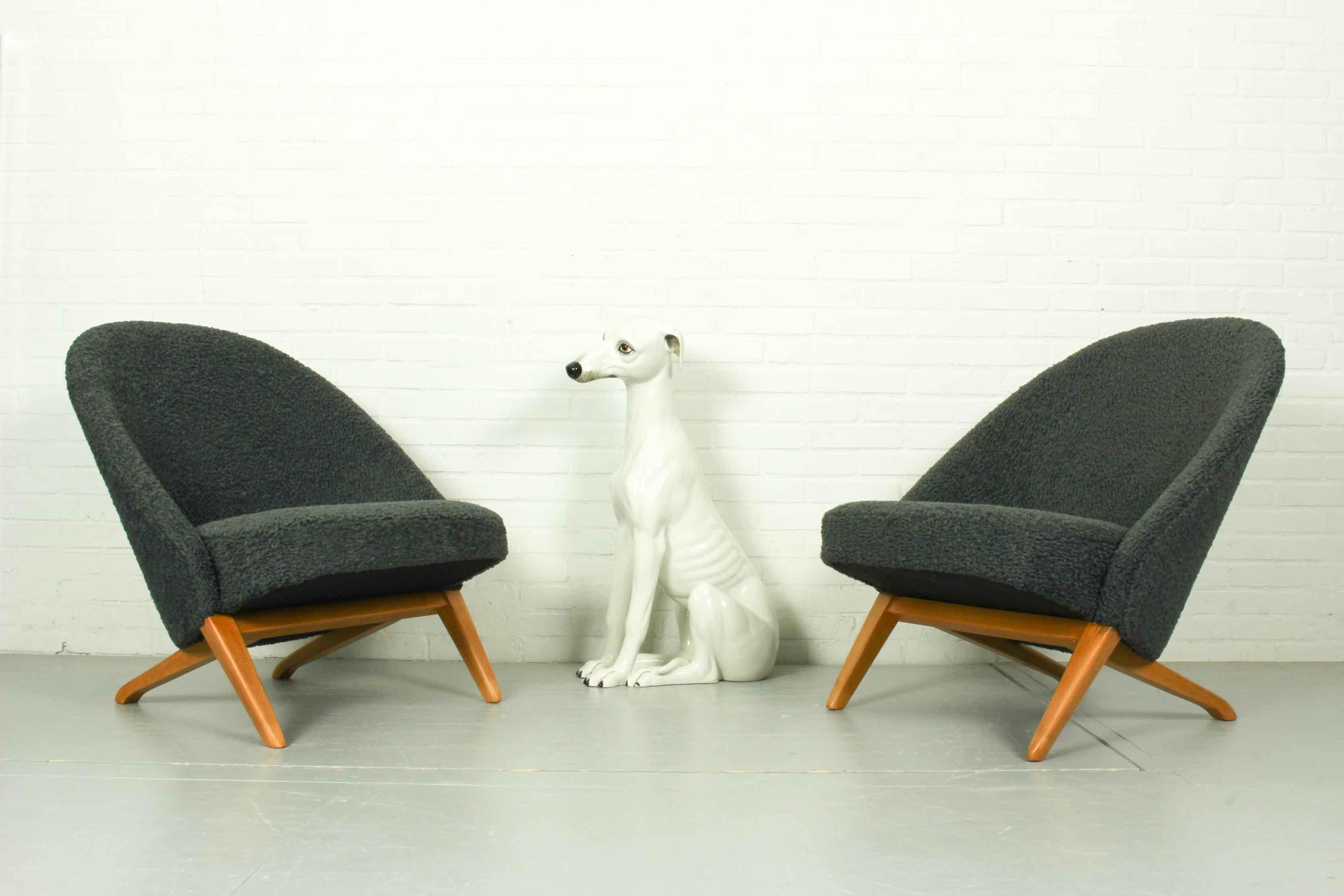 20th Century Set of Congo Lounge Chairs by Theo Ruth for Artifort, 1950s