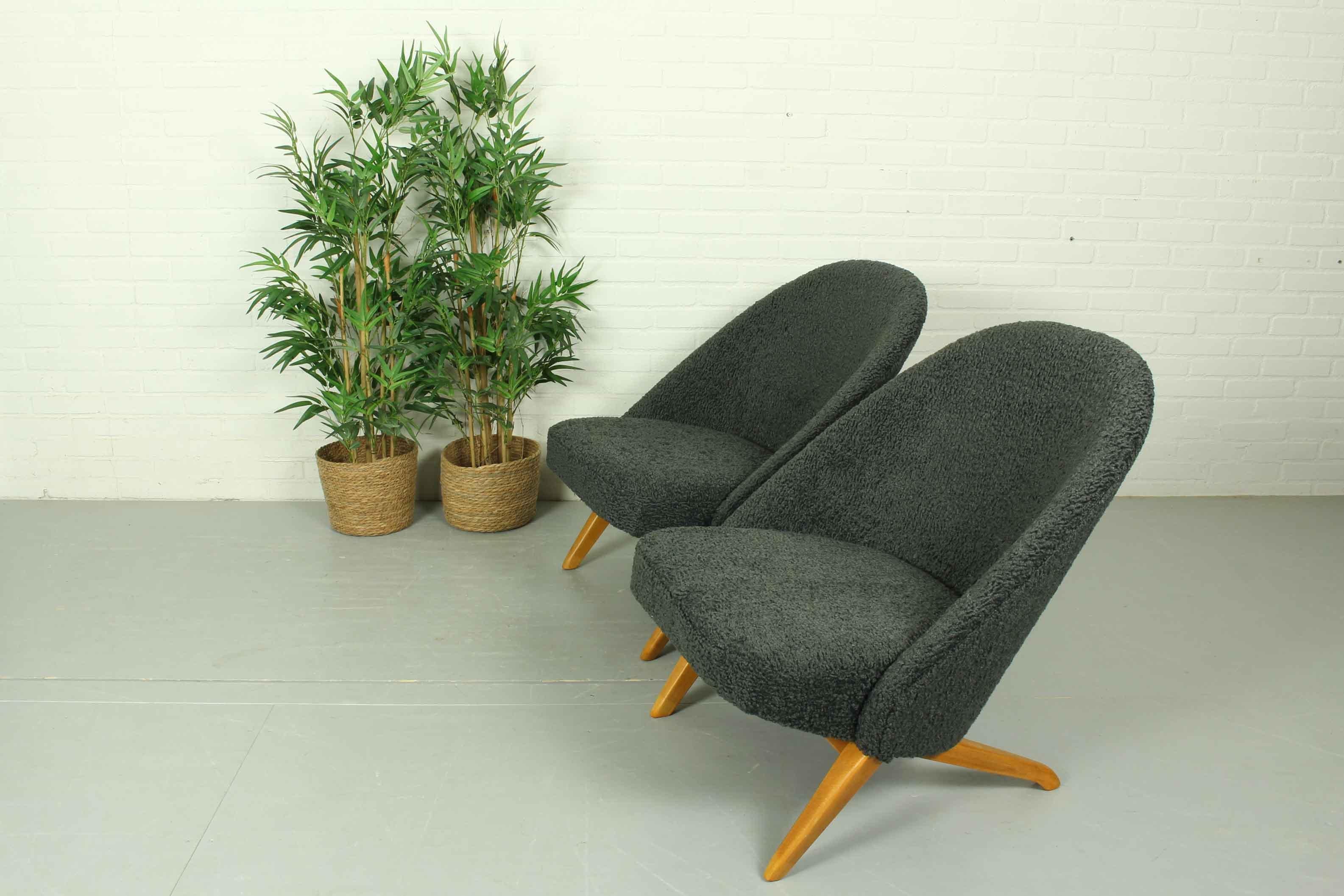 Set of Congo Lounge Chairs by Theo Ruth for Artifort, 1950s 2